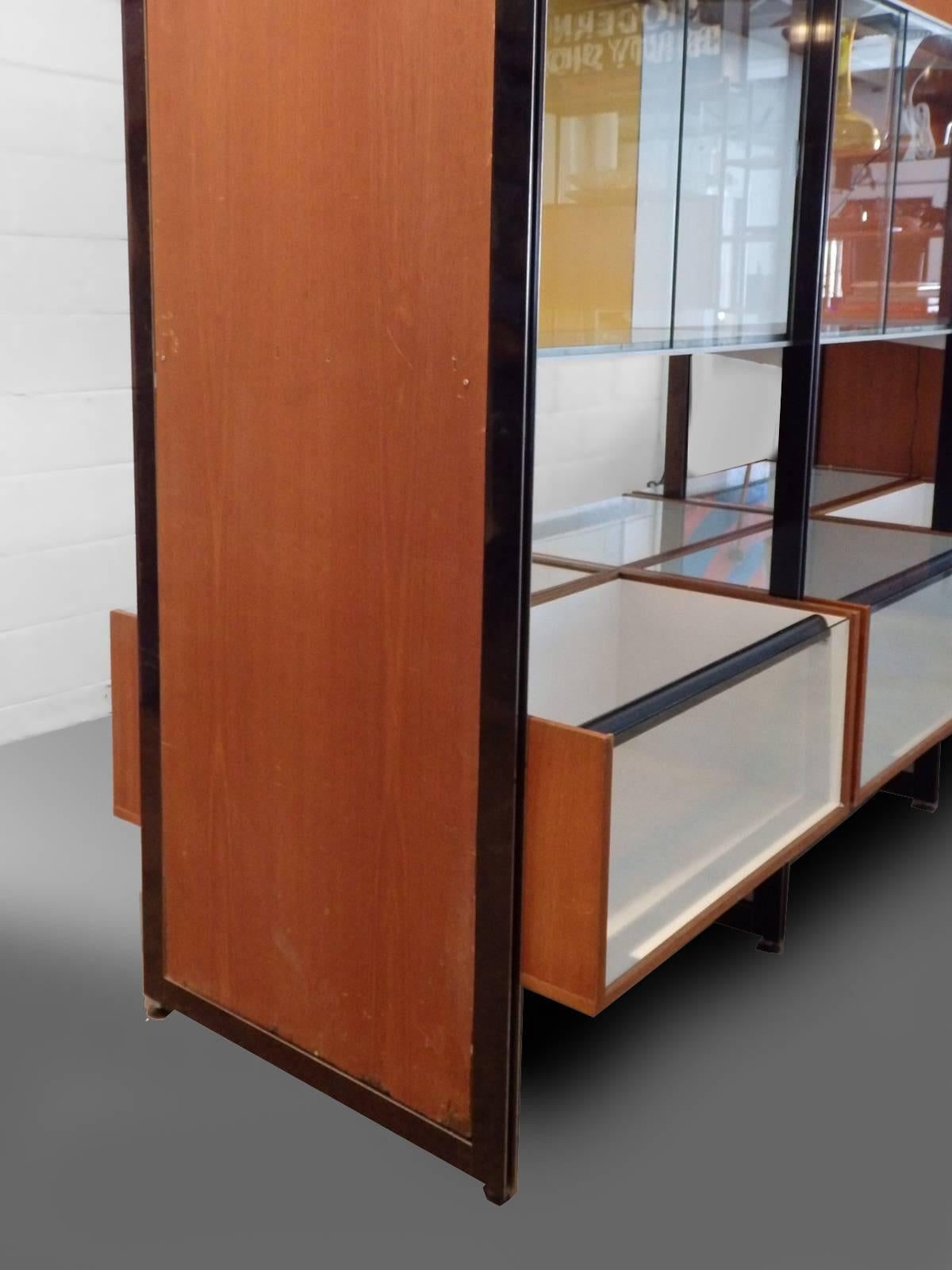 Mid-Century Modern   Custom Contract George Nelson Walk Around CSS Display Case Room Divider