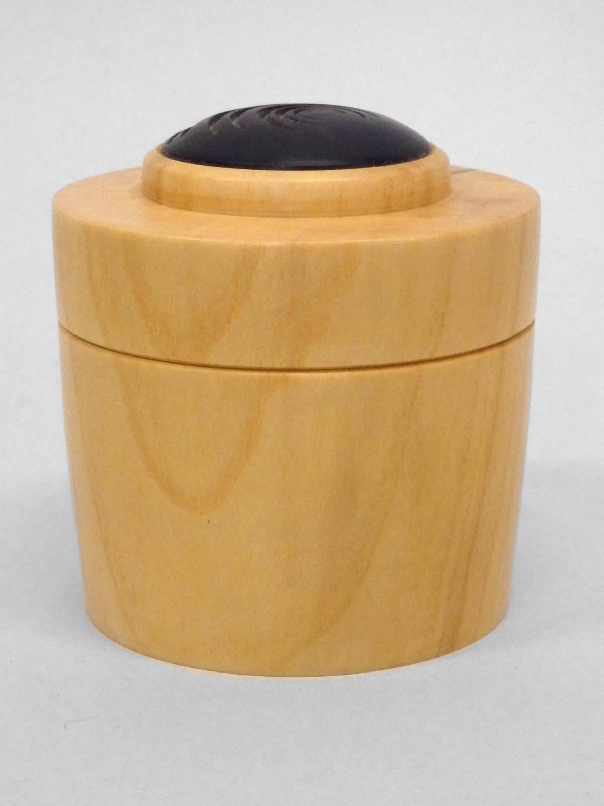 20th Century Four Studio Turned Wood Gift Canisters by Steve Sharpe For Sale