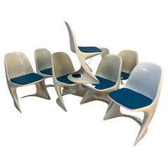 8 Chairs Casala , 1970’s Vintage
