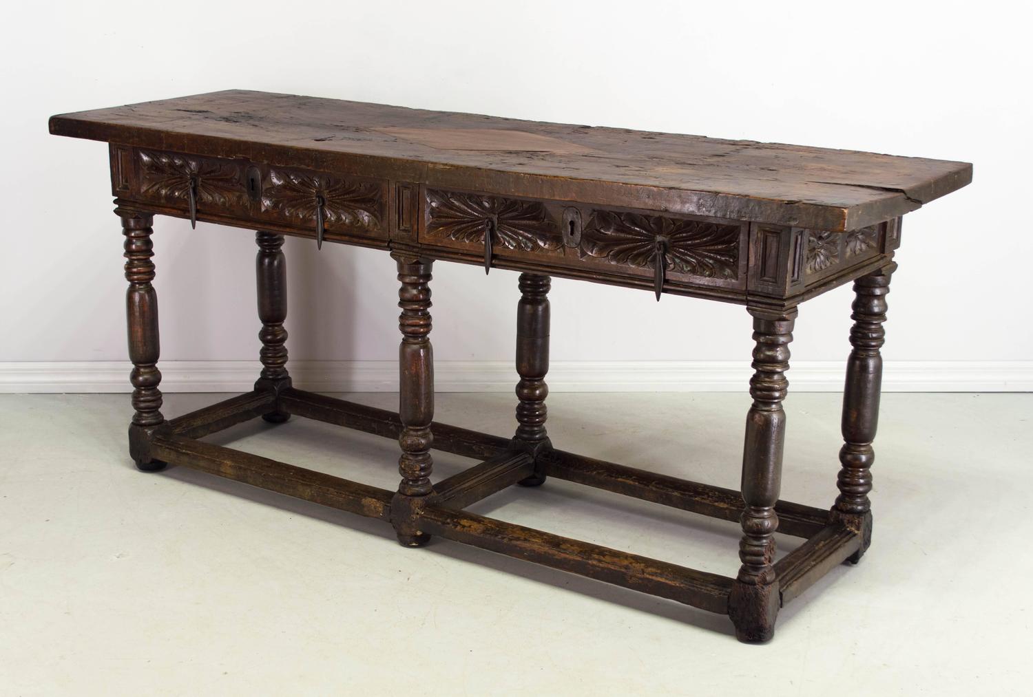 18th Century Spanish Baroque Console Table at 1stdibs