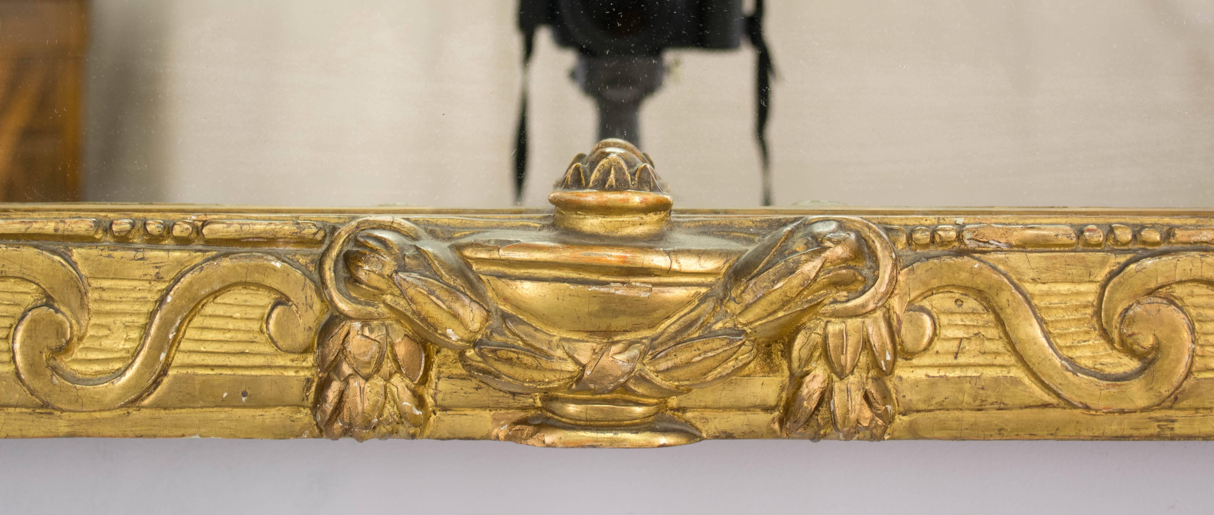 French Louis XVI Style Gilded Mirror 2
