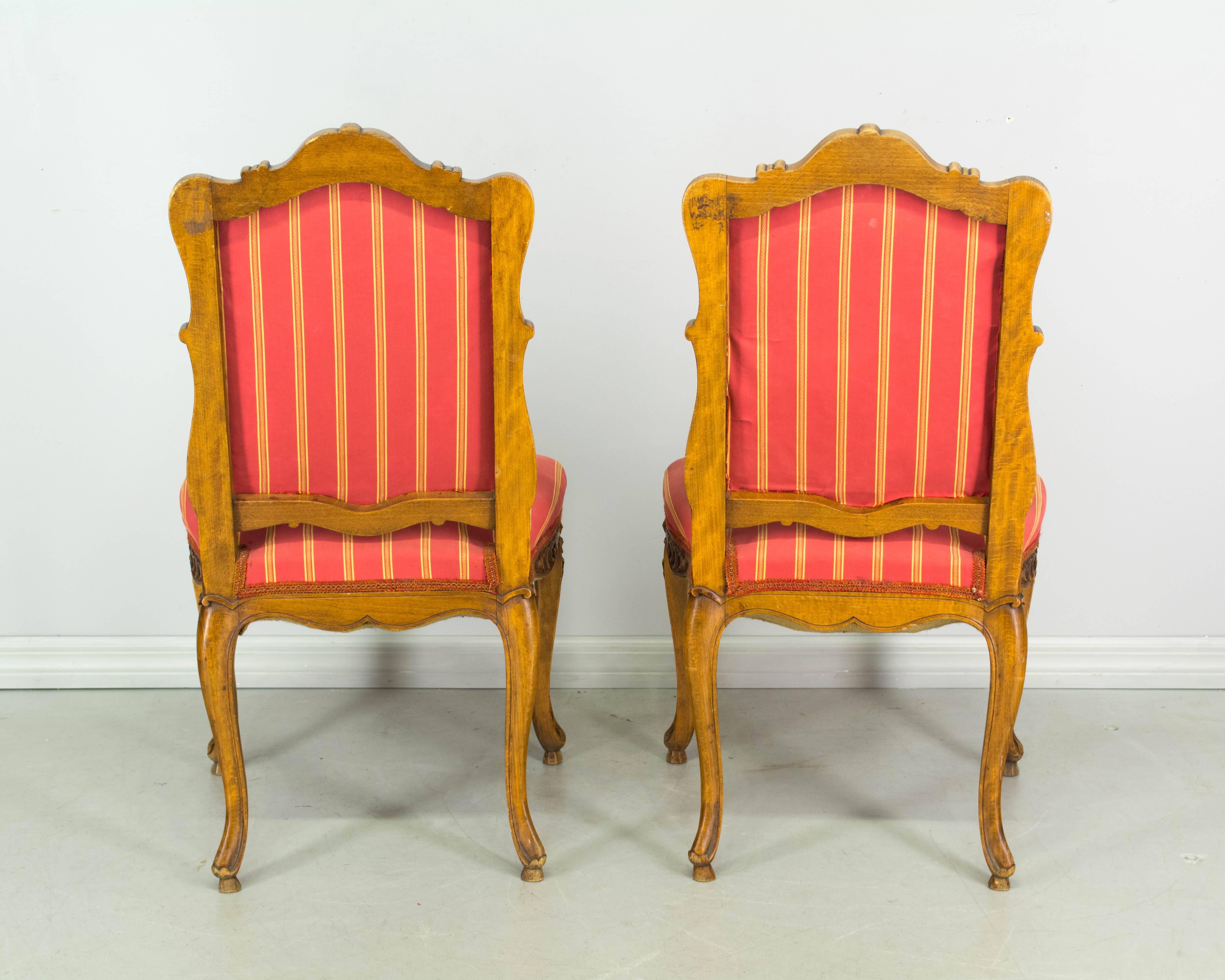 Suite of Four 19th Century Louis XV Chairs 6