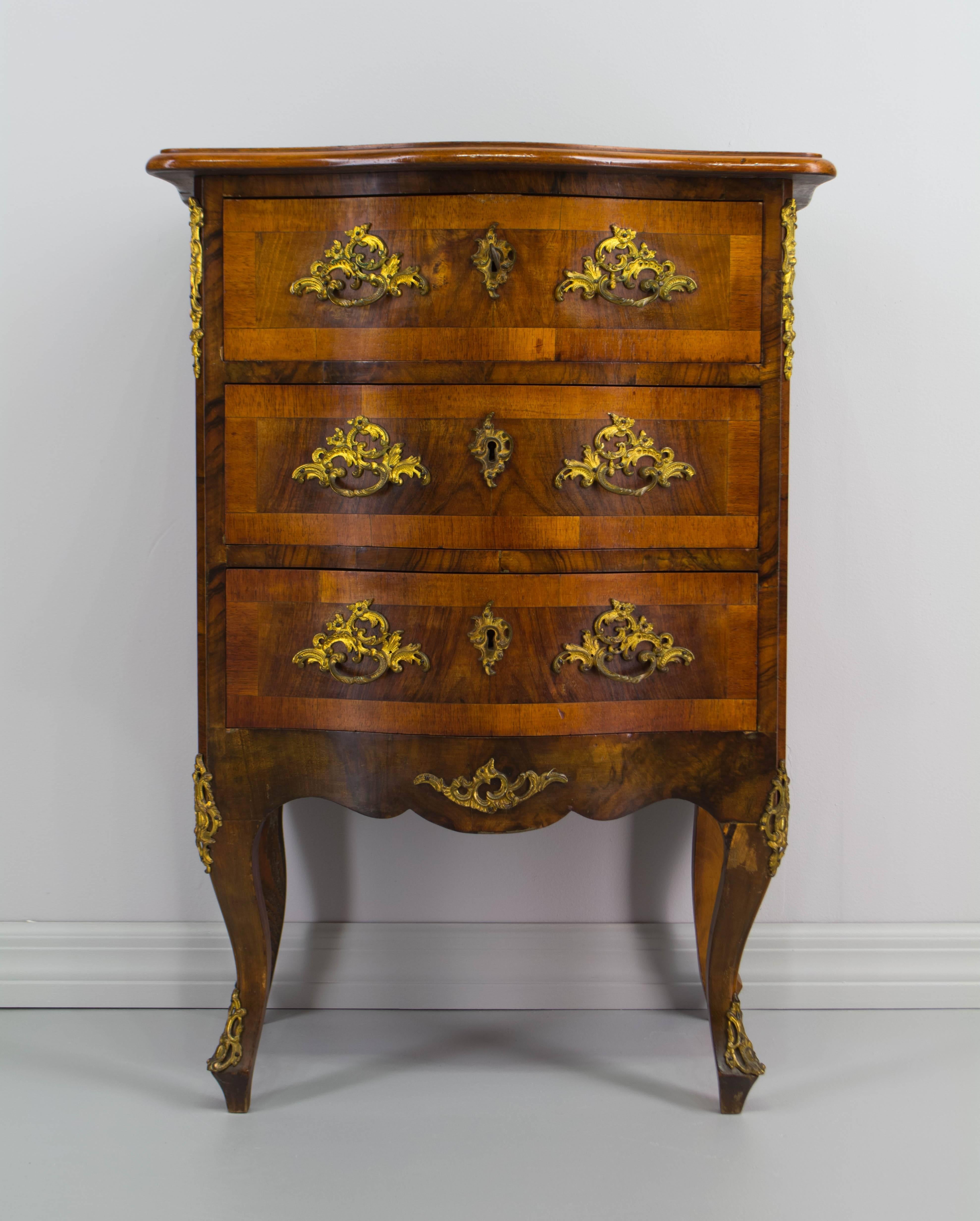 French Louis XV Style Commode or Chest of Drawers