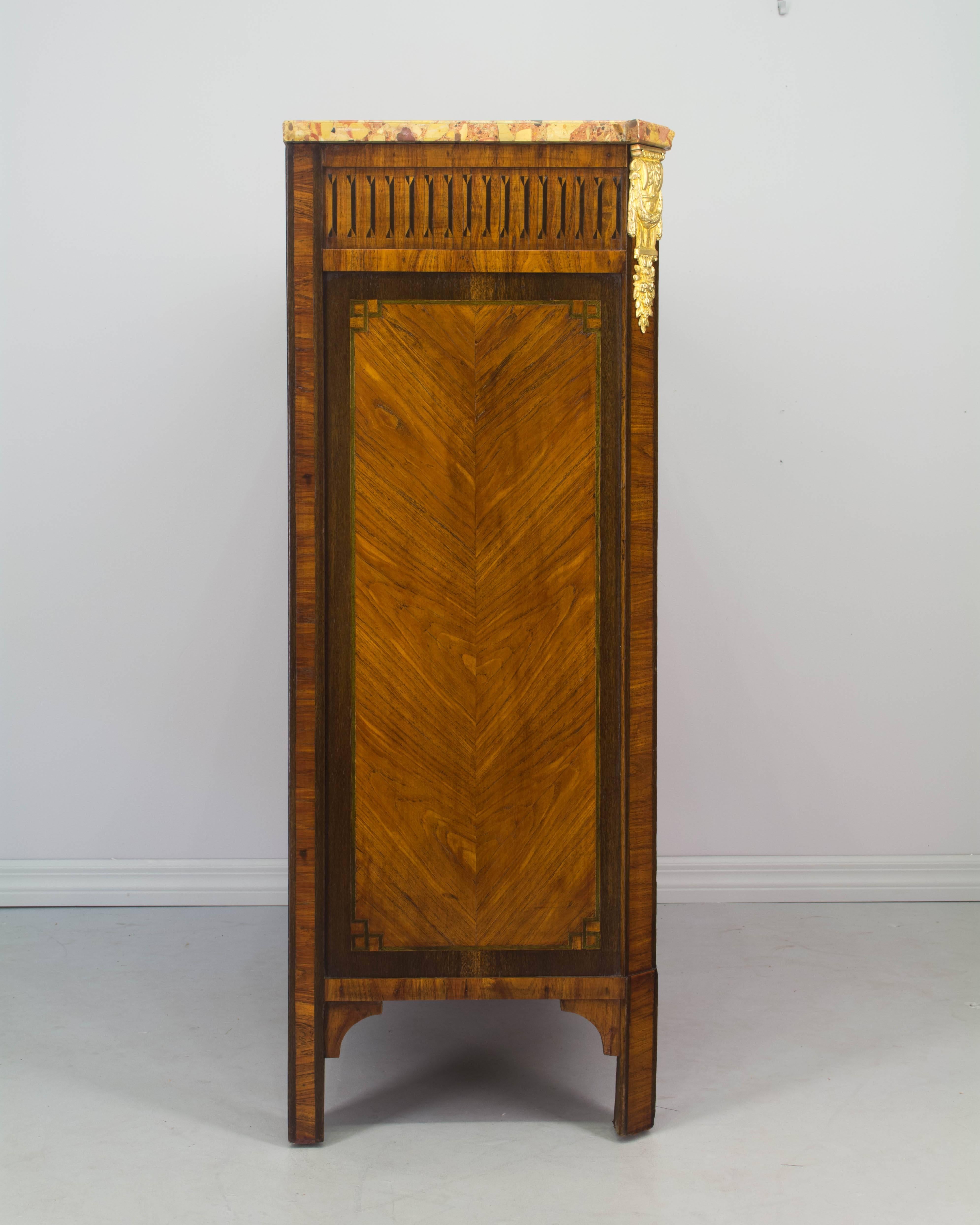 19th Century Louis XVI Style Marquetry Buffet 1