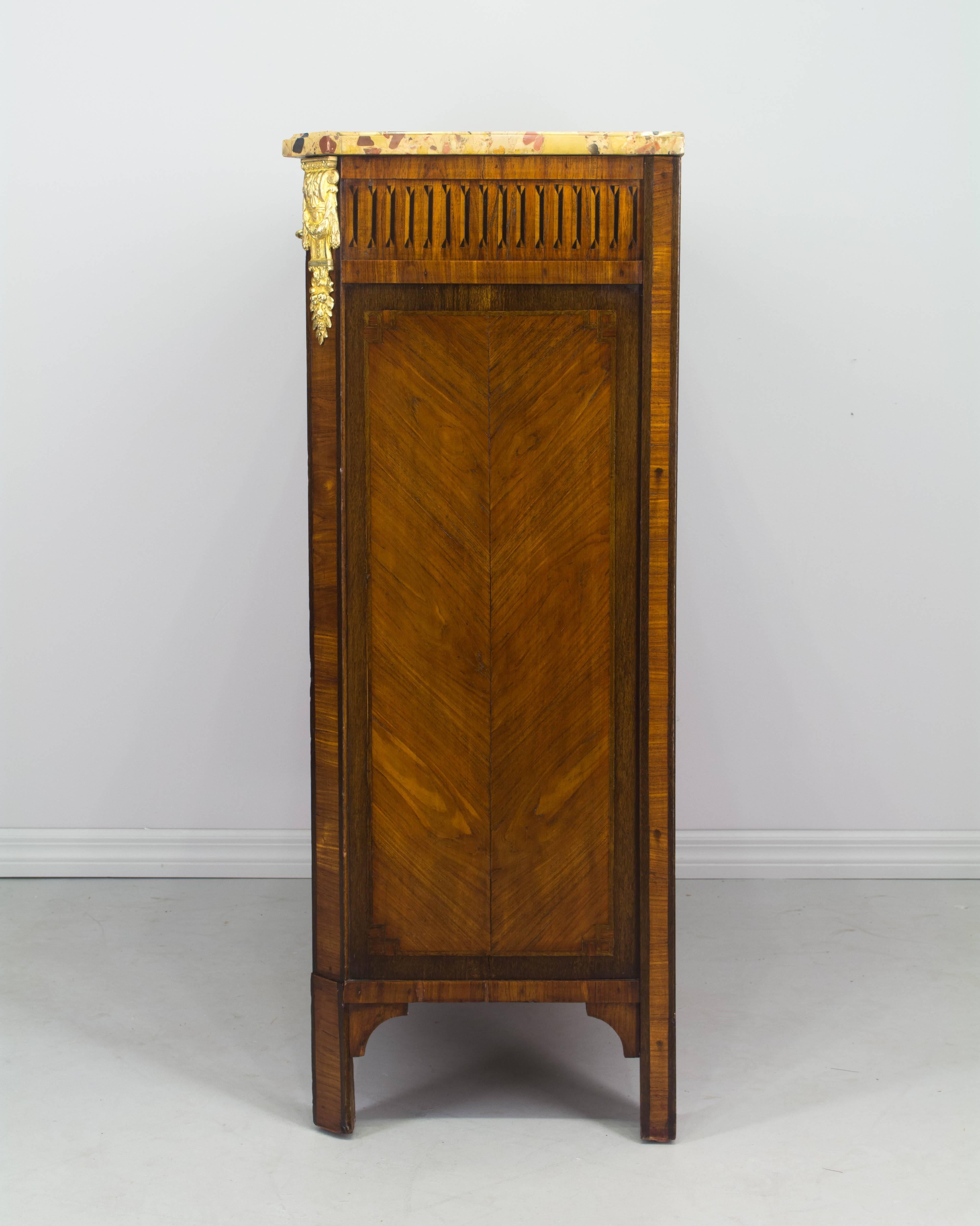 19th Century Louis XVI Style Marquetry Buffet 2