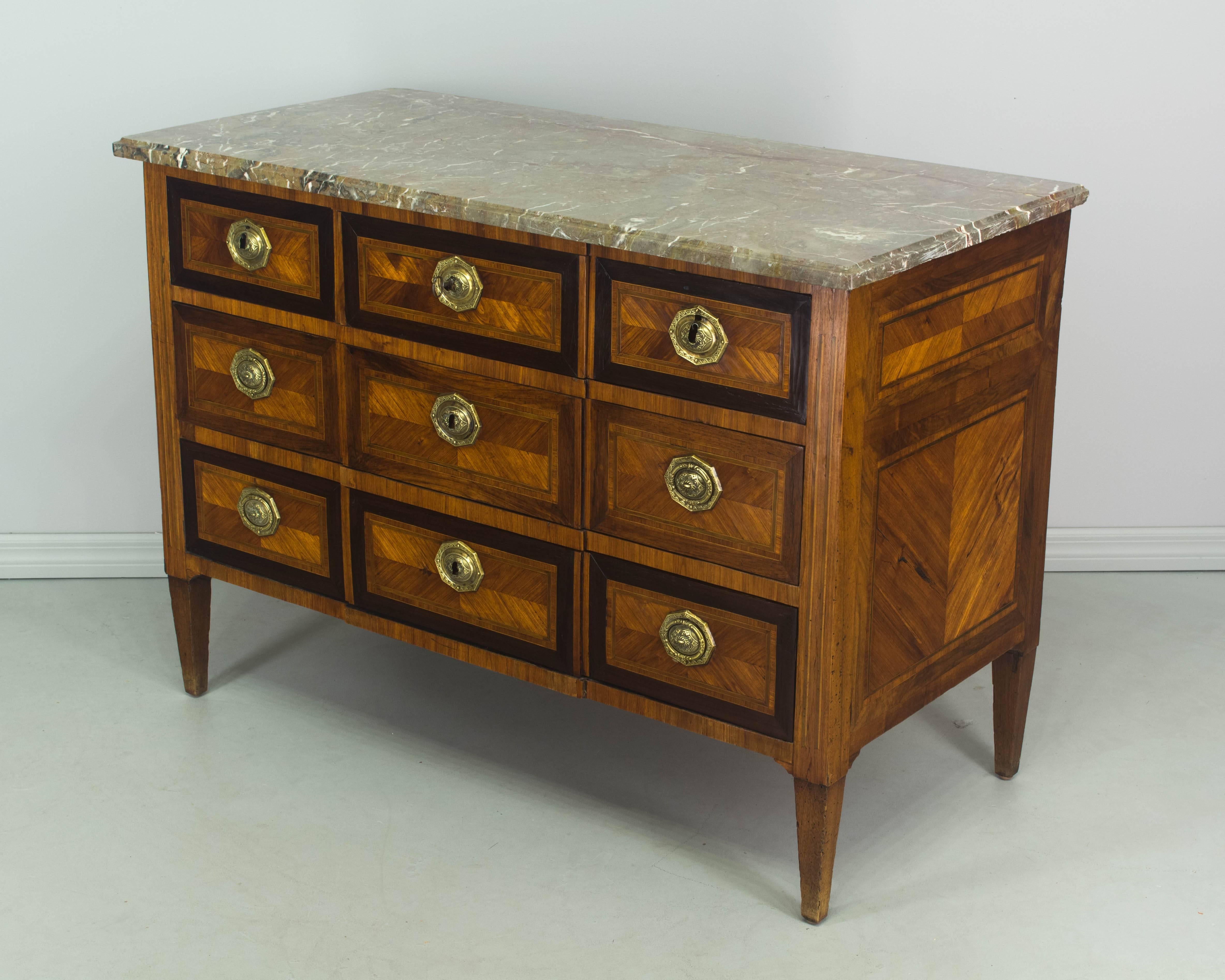 French 18th Century Louis XVI Commode or Chest of Drawers