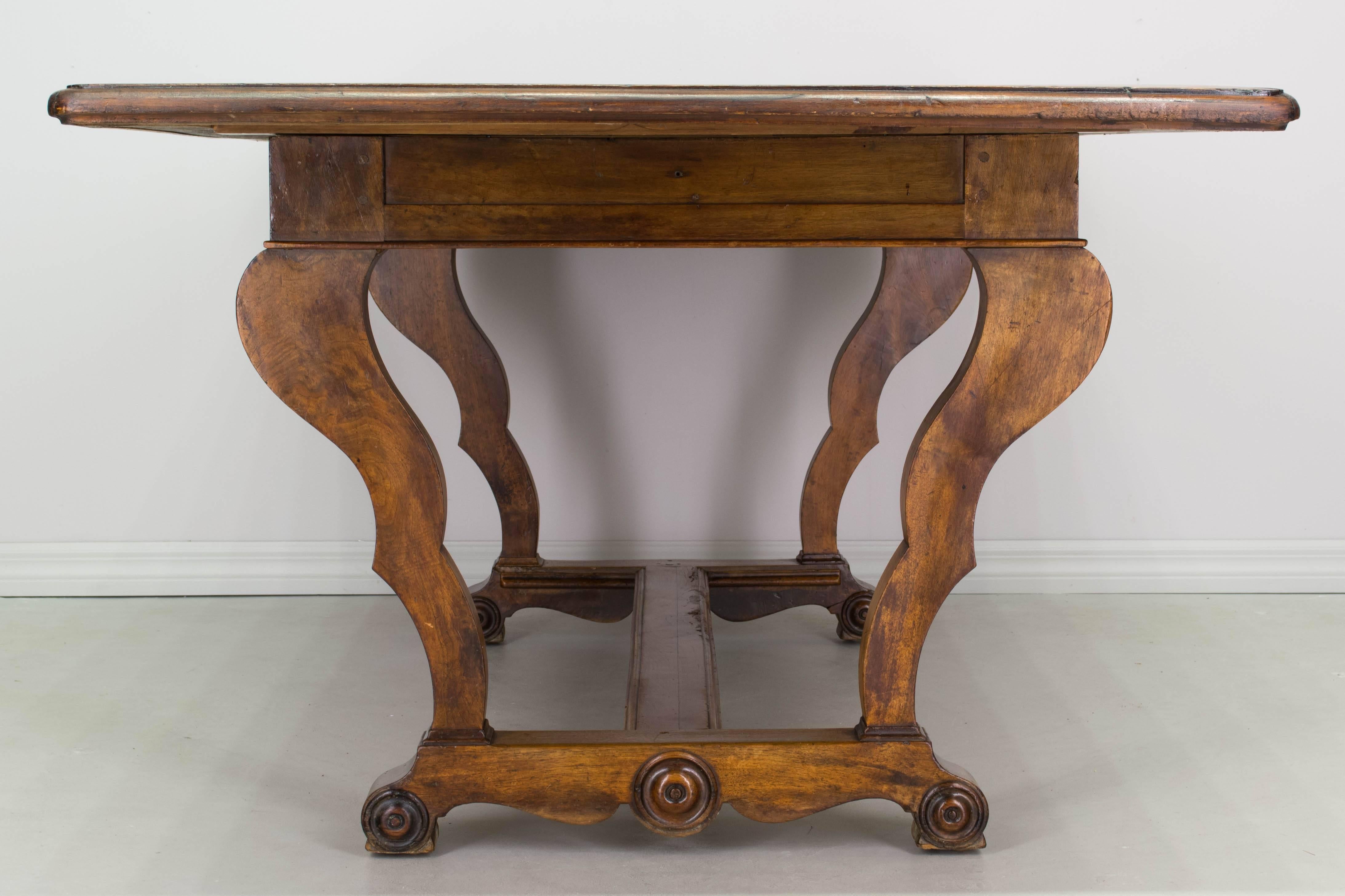 Wood 19th Century Country French Dining Table