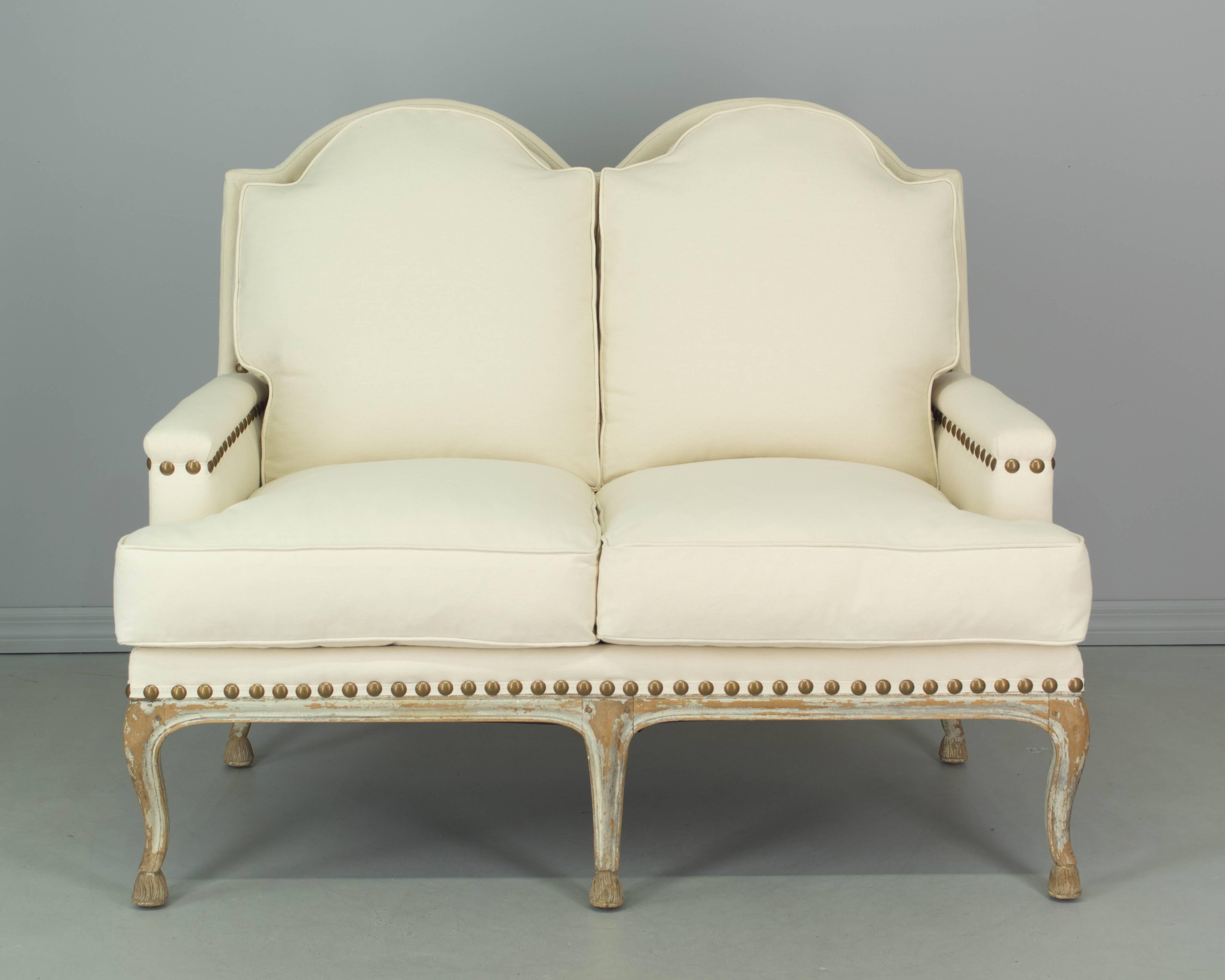 19th Century Louis XV Style French Settee 1