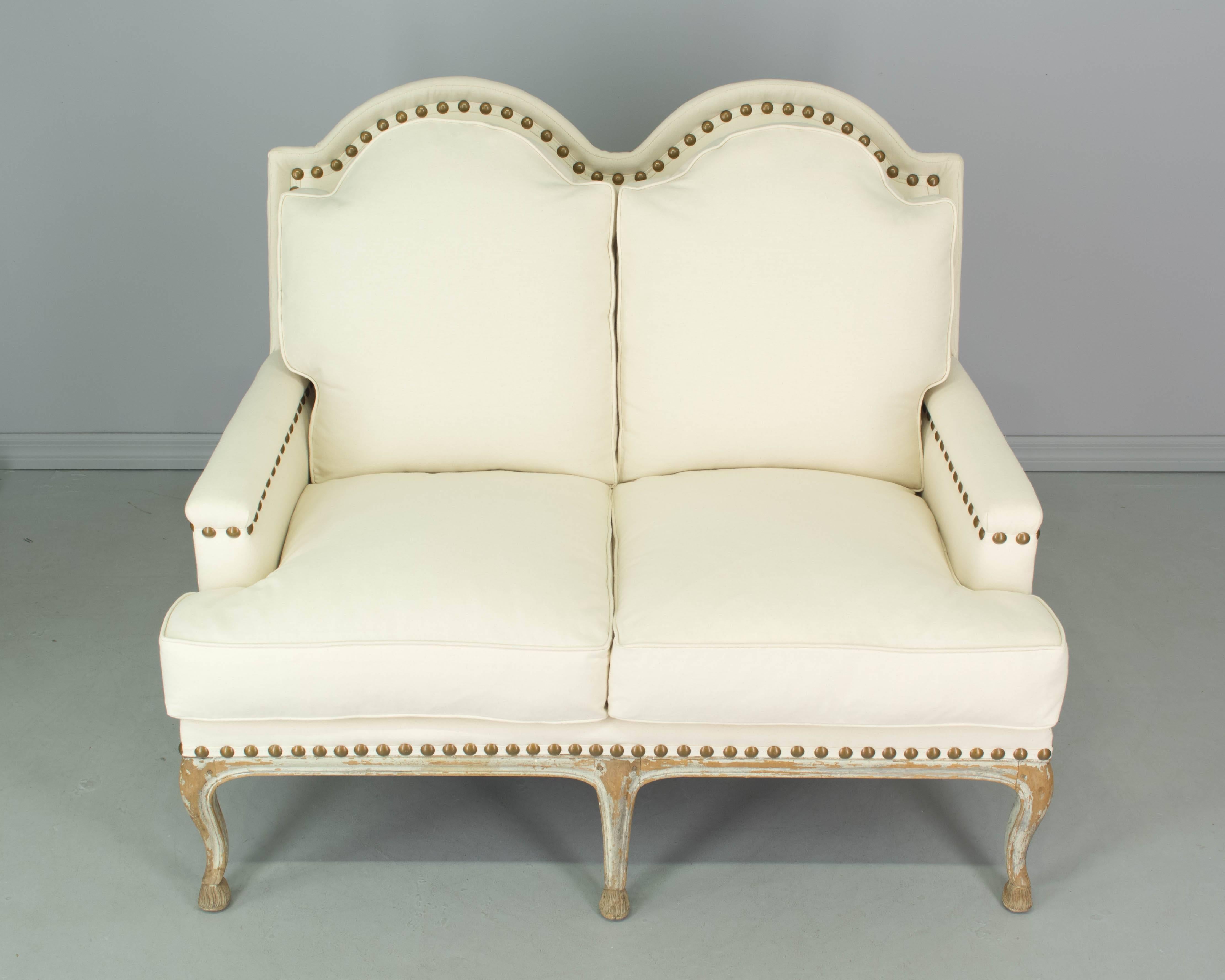 19th Century Louis XV Style French Settee 4