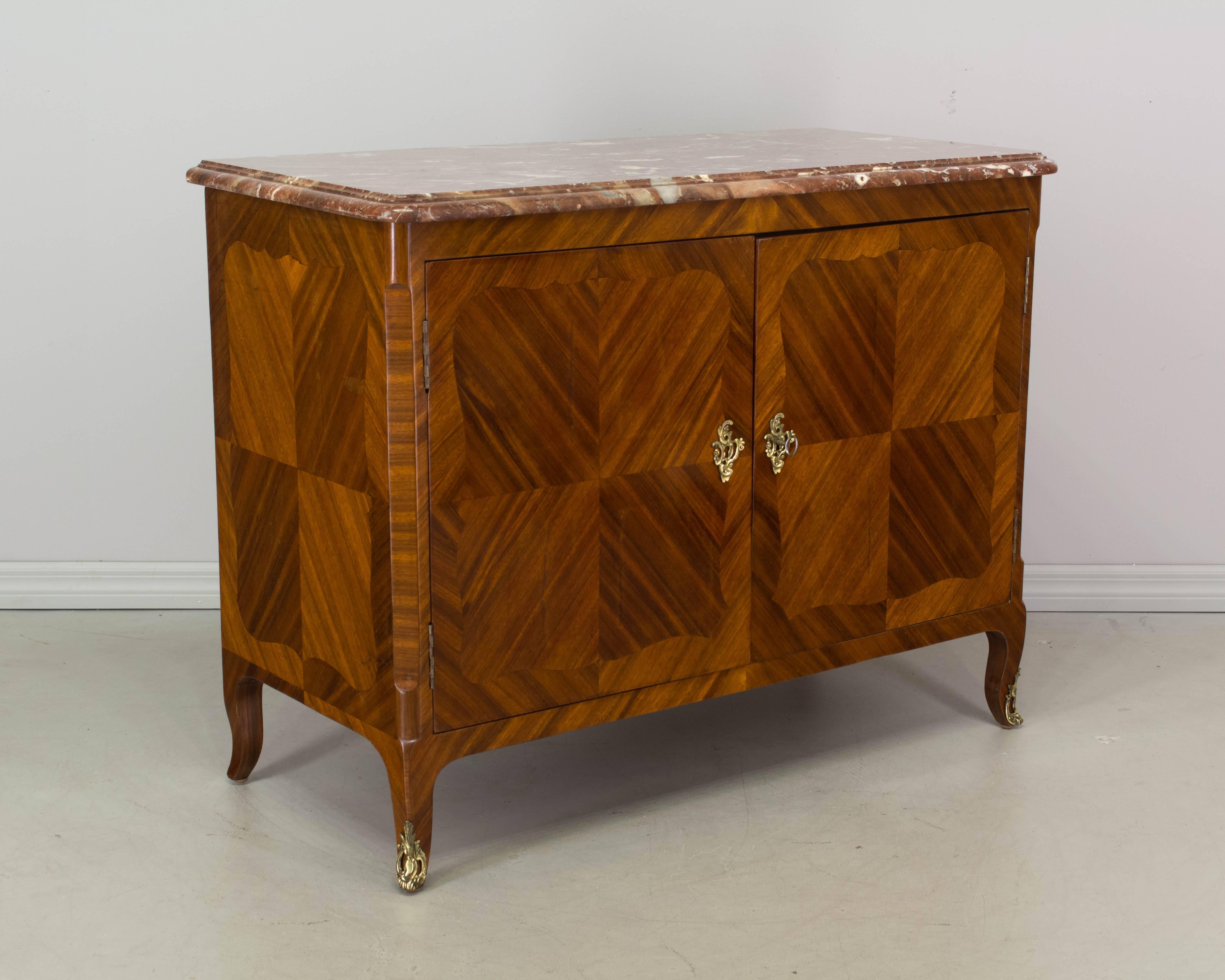 19th Century Louis XV Style Parisian Marquetry Buffet In Excellent Condition In Winter Park, FL