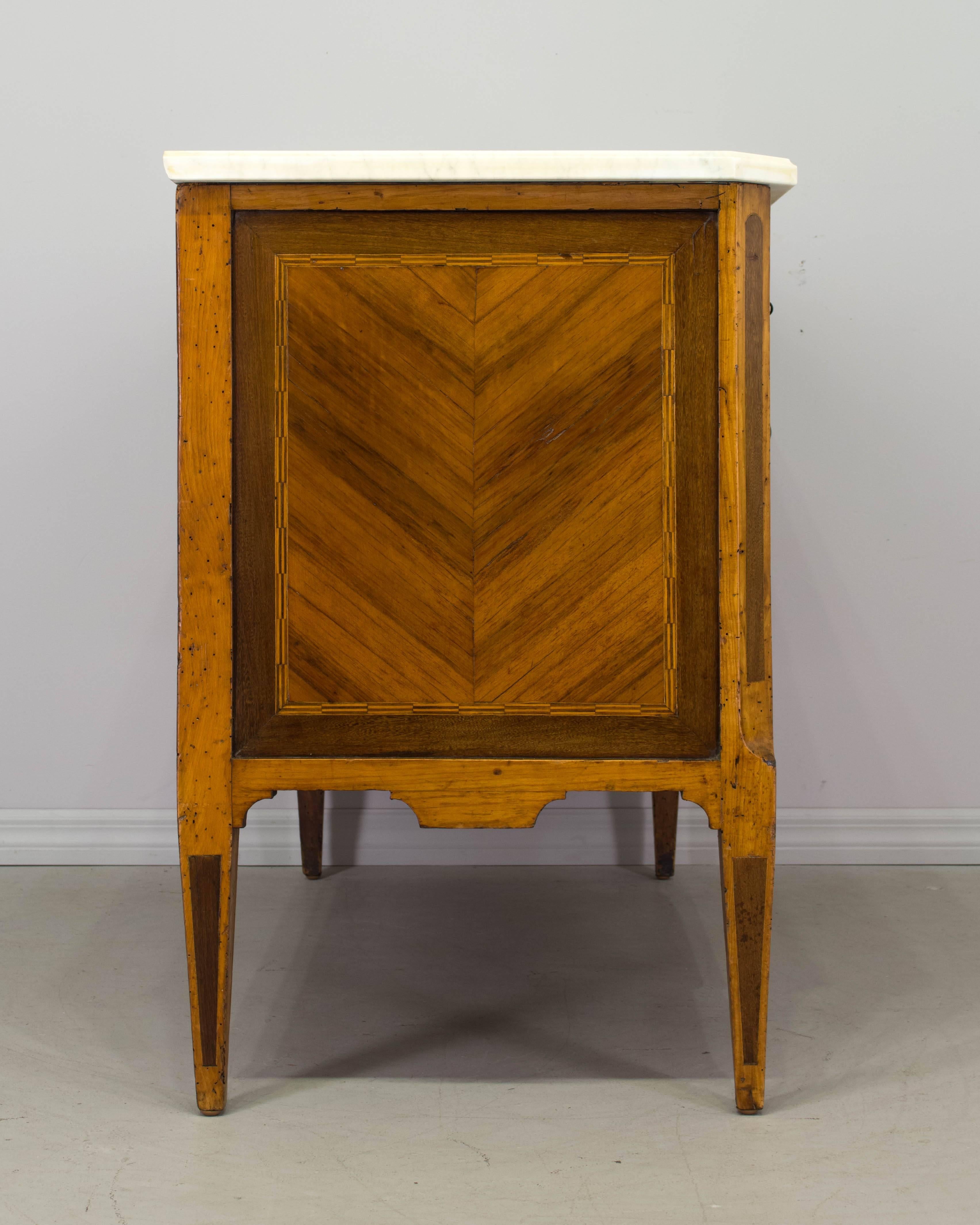 18th Century Louis XVI Marquetry Commode 2