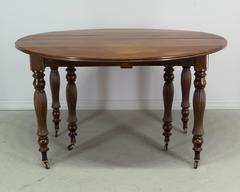 19th Century Louis Philippe Mahogany Dining Table