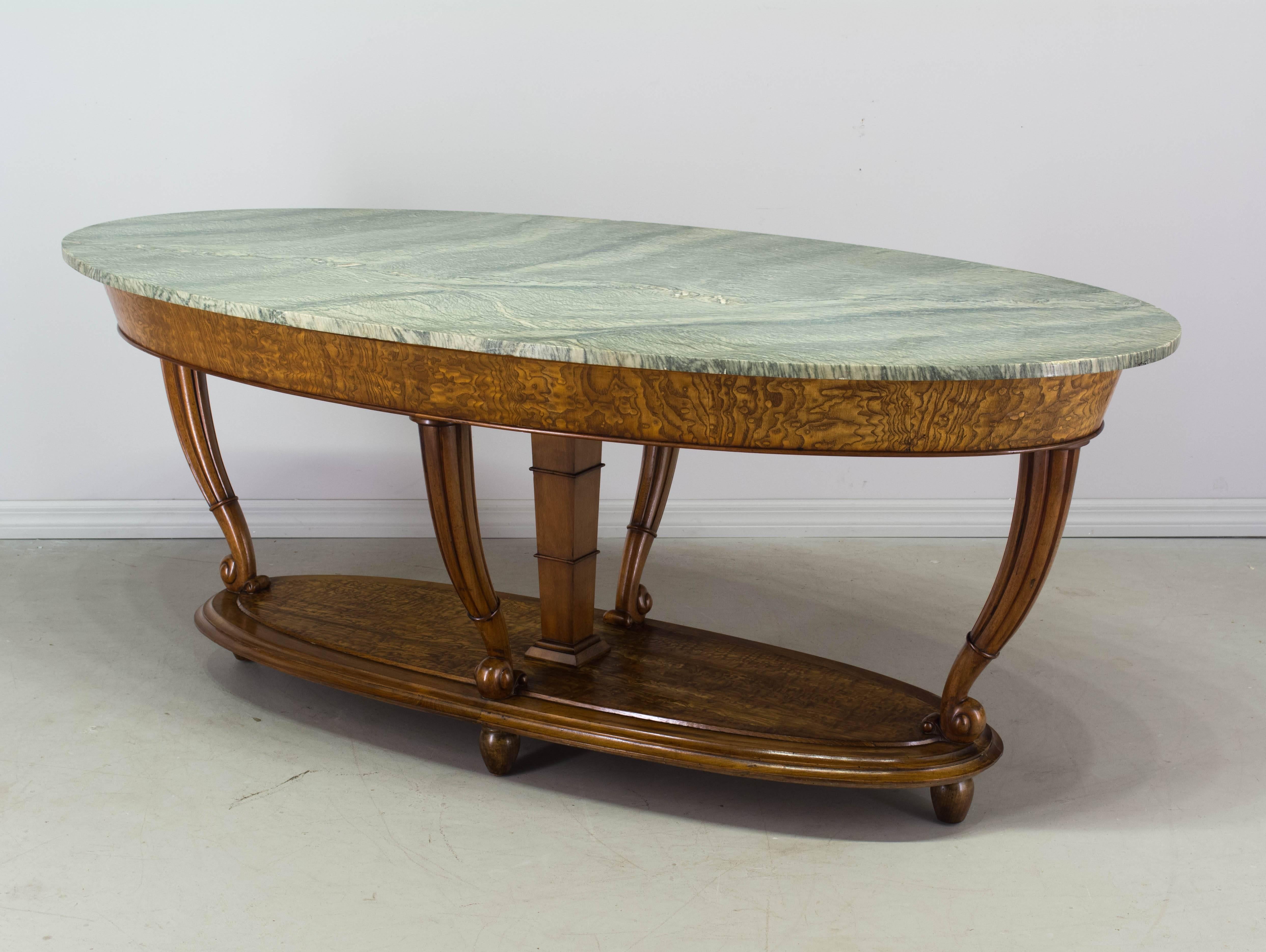marble top center table