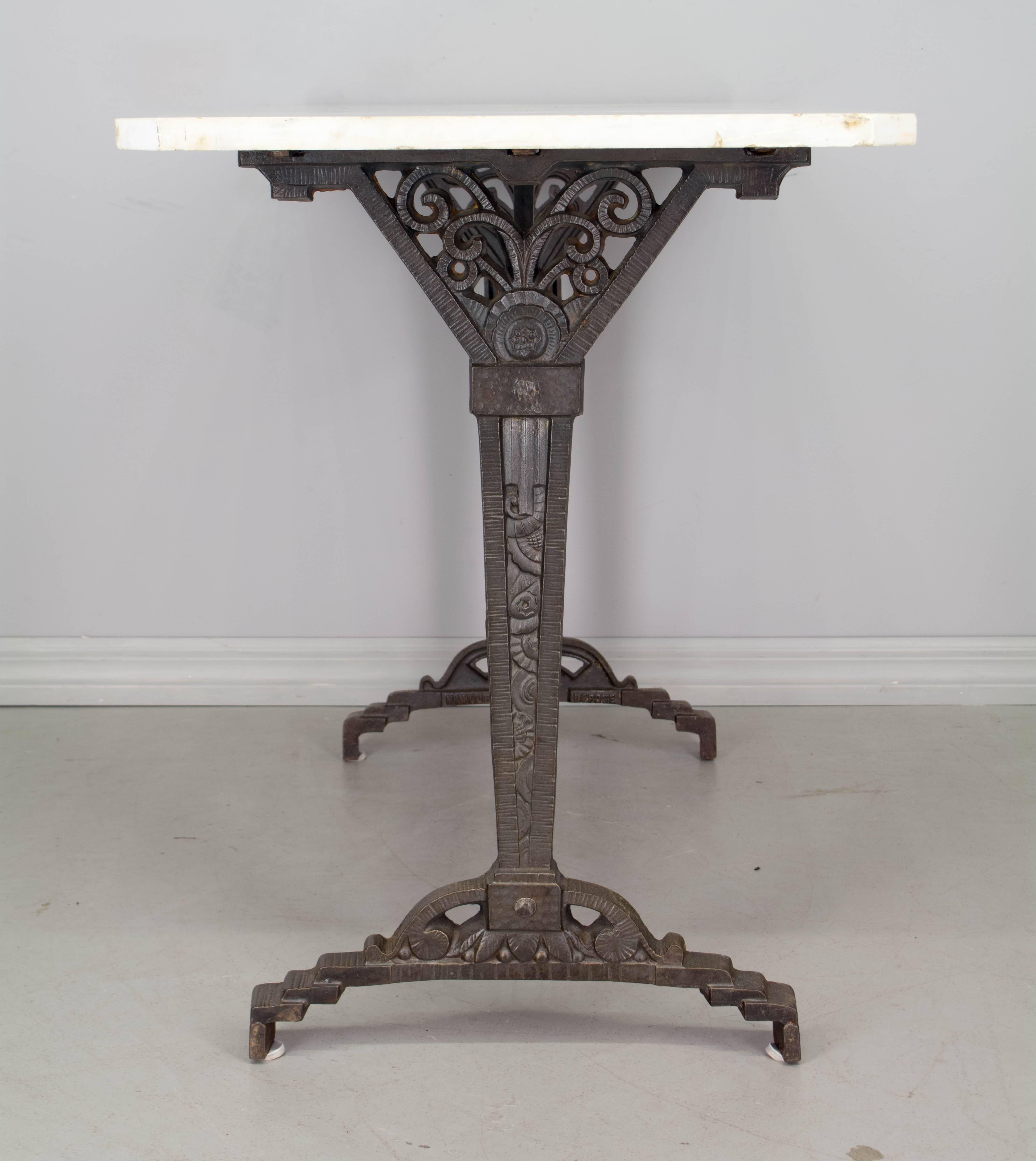 French Art Deco Bistro Table 1