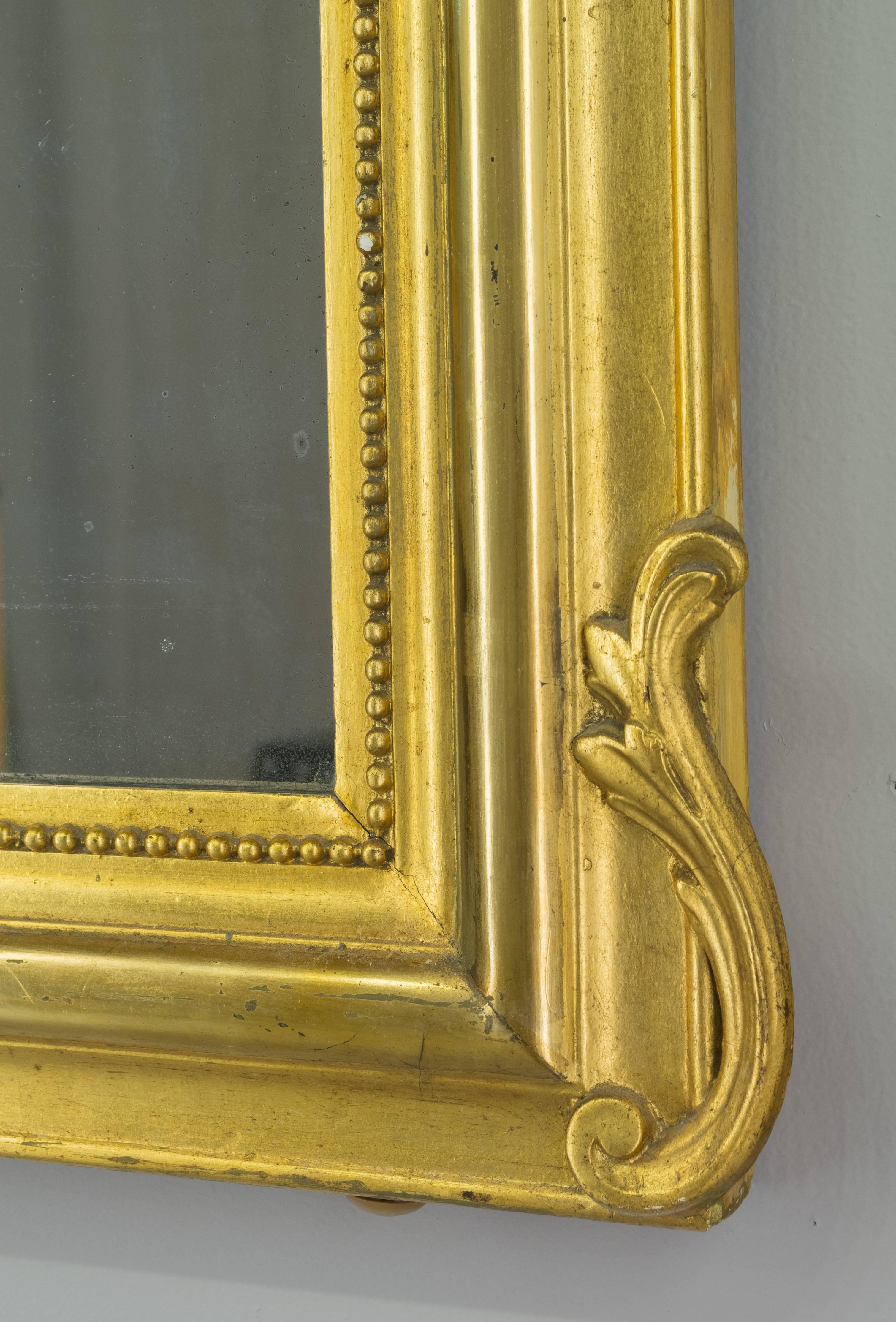 Louis XV Style Gilded Mirror In Excellent Condition In Winter Park, FL