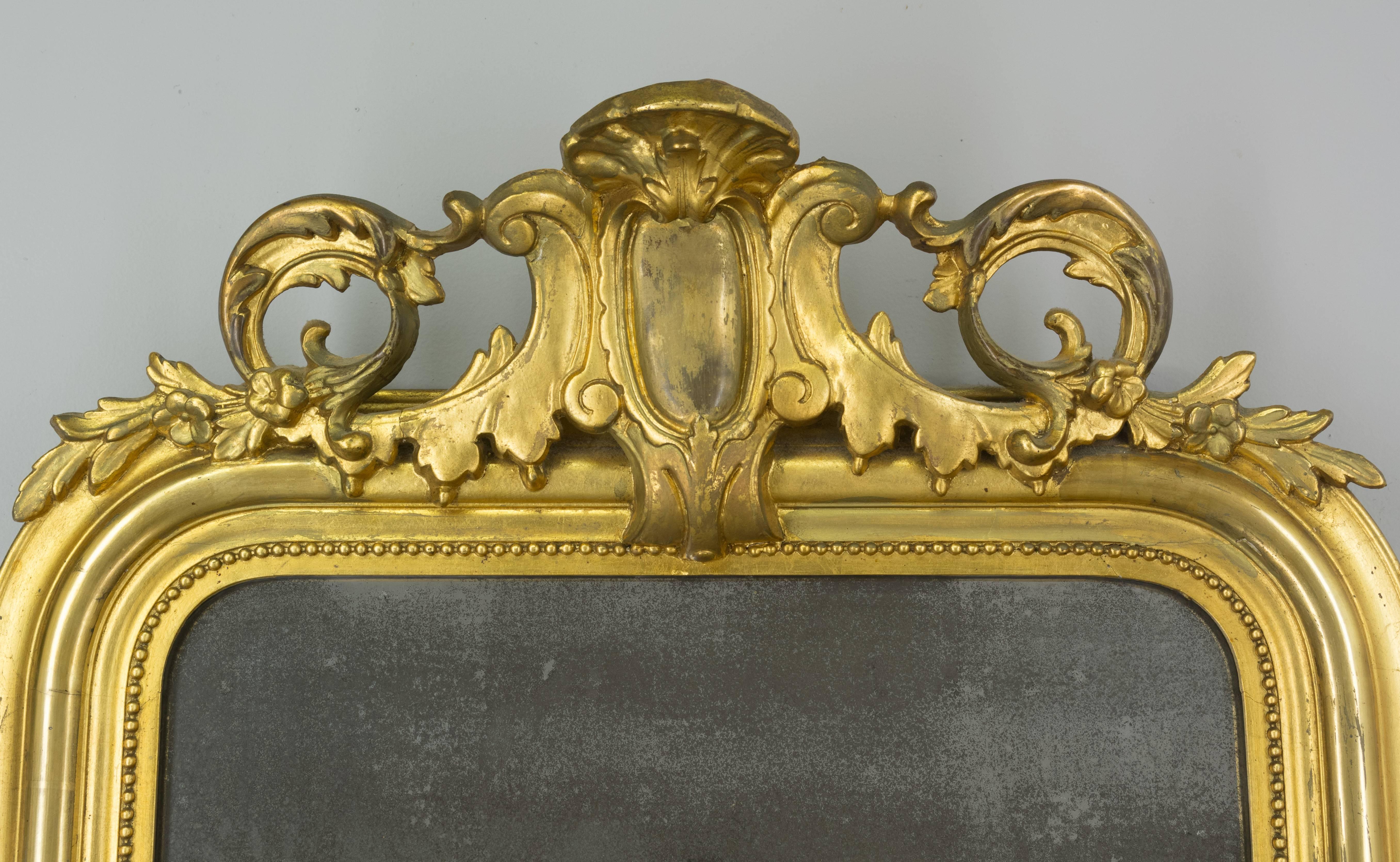20th Century Louis XV Style Gilded Mirror