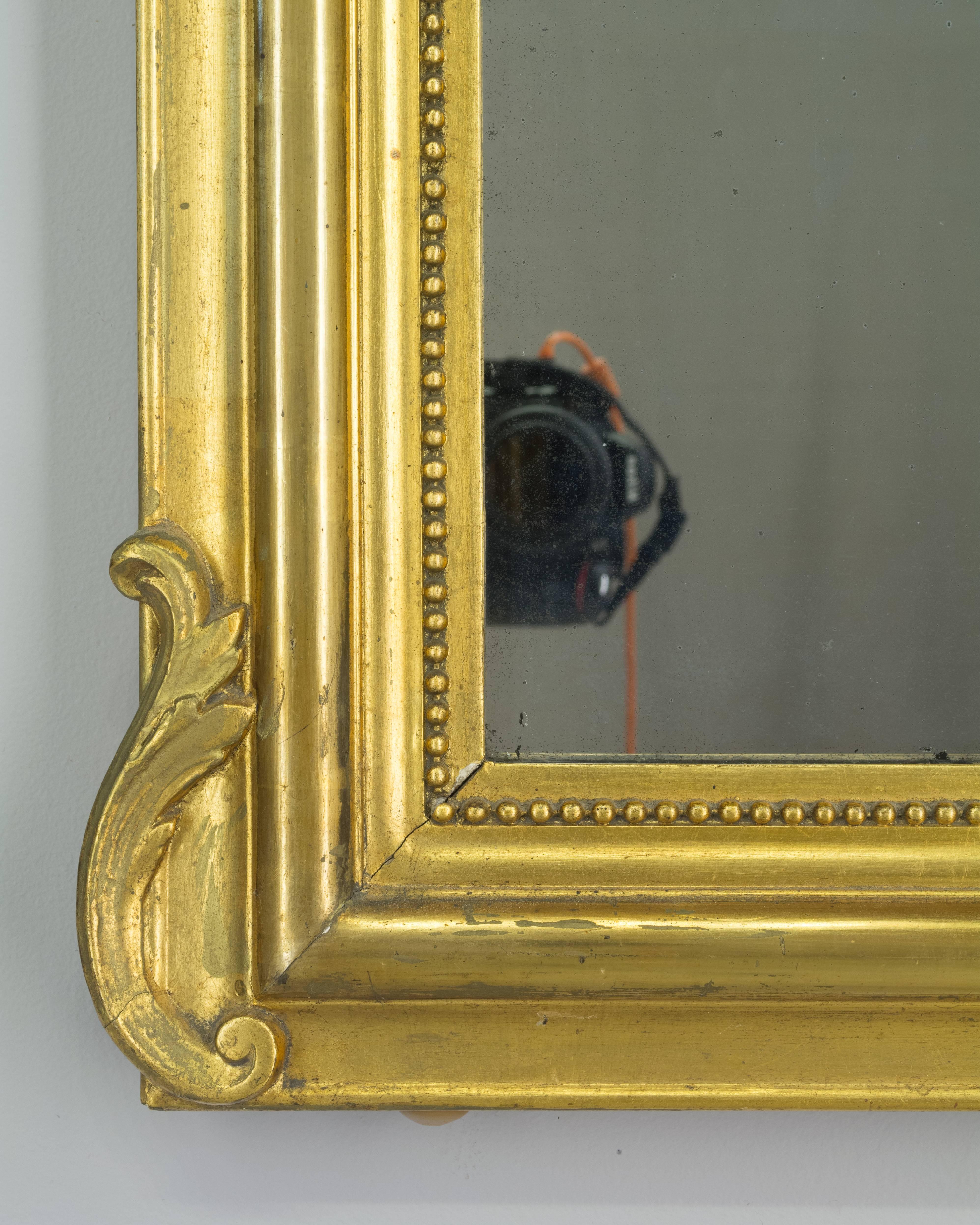 French Louis XV Style Gilded Mirror