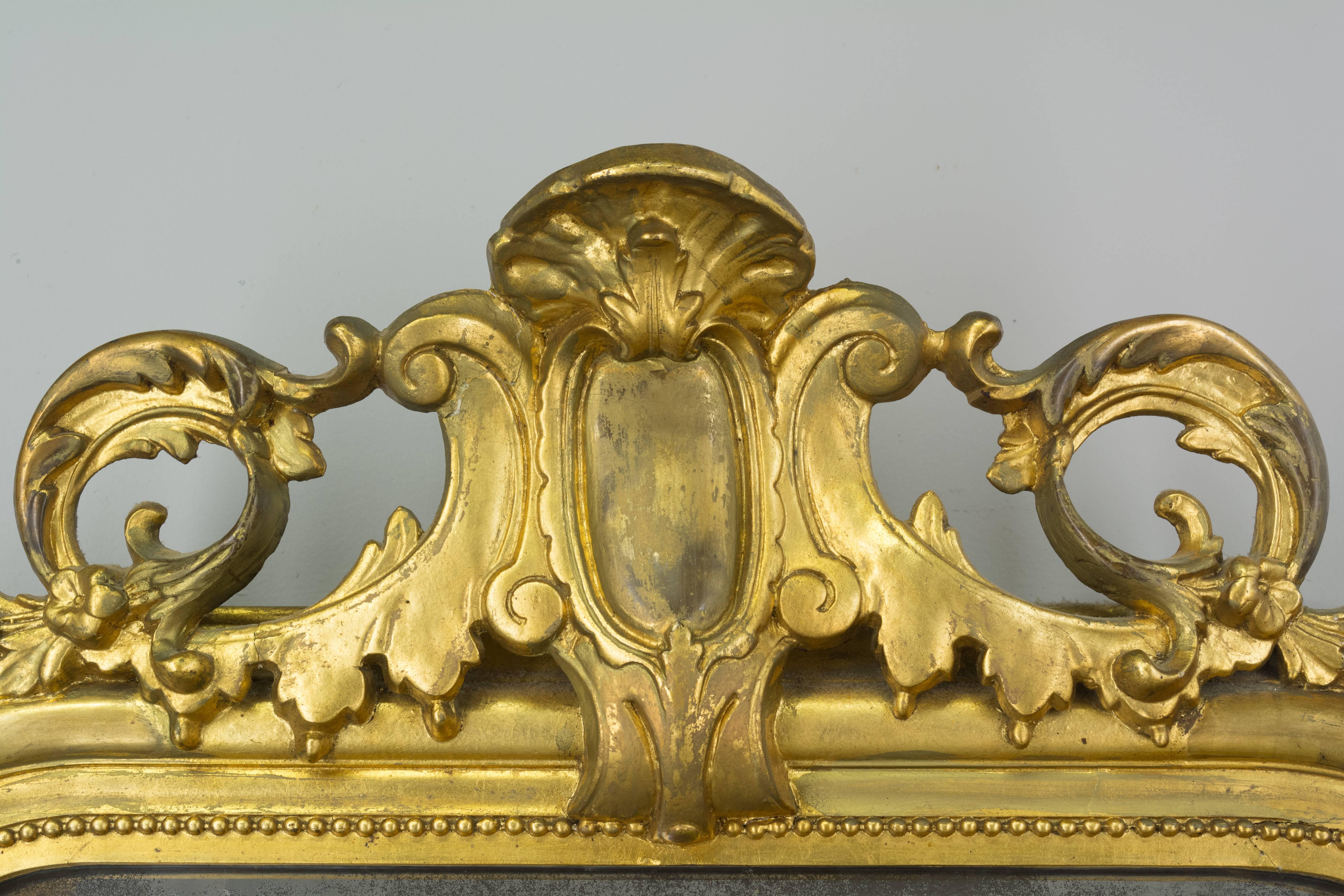 Louis XV Style Gilded Mirror 1