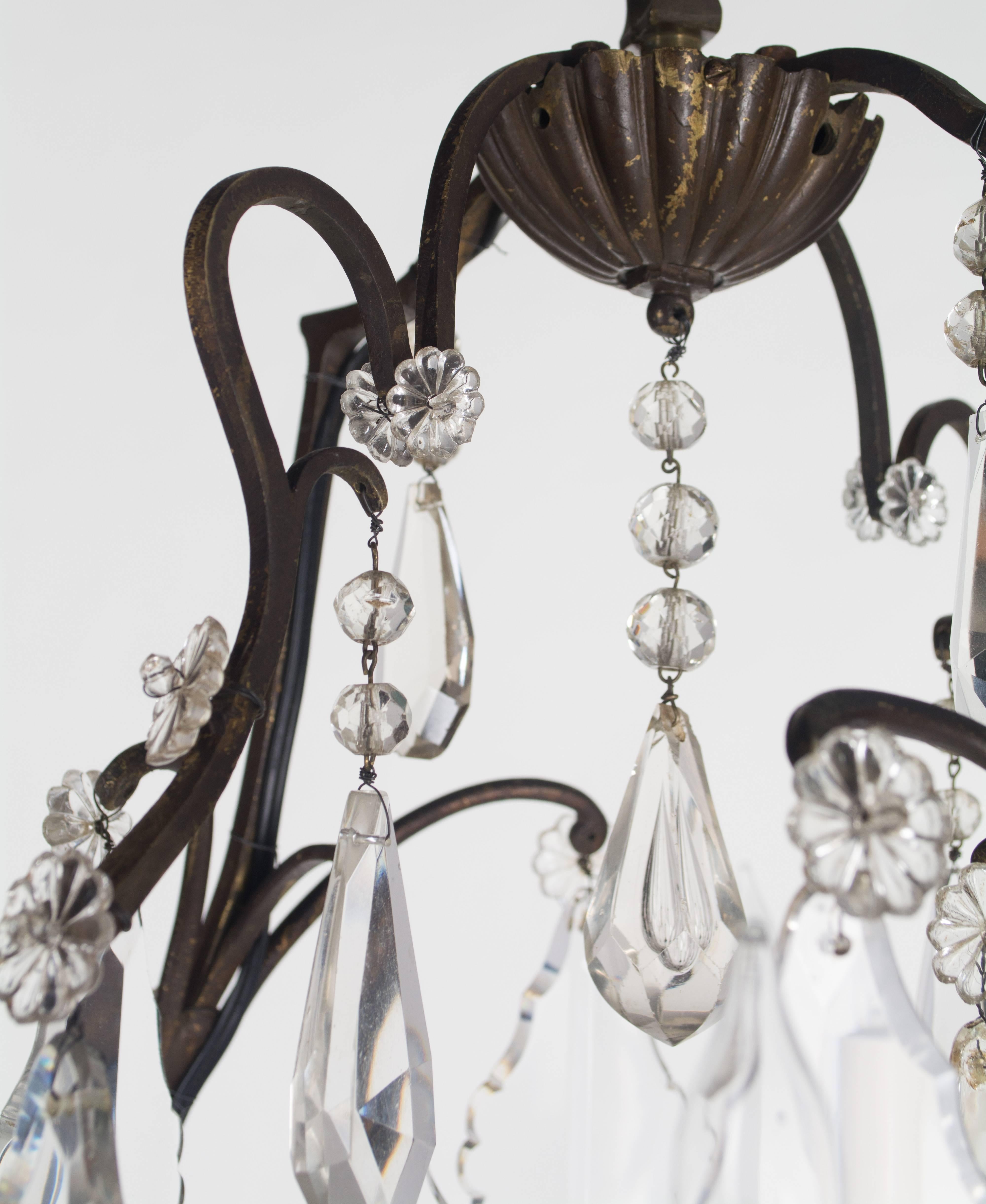 19th Century French Crystal Chandelier 6