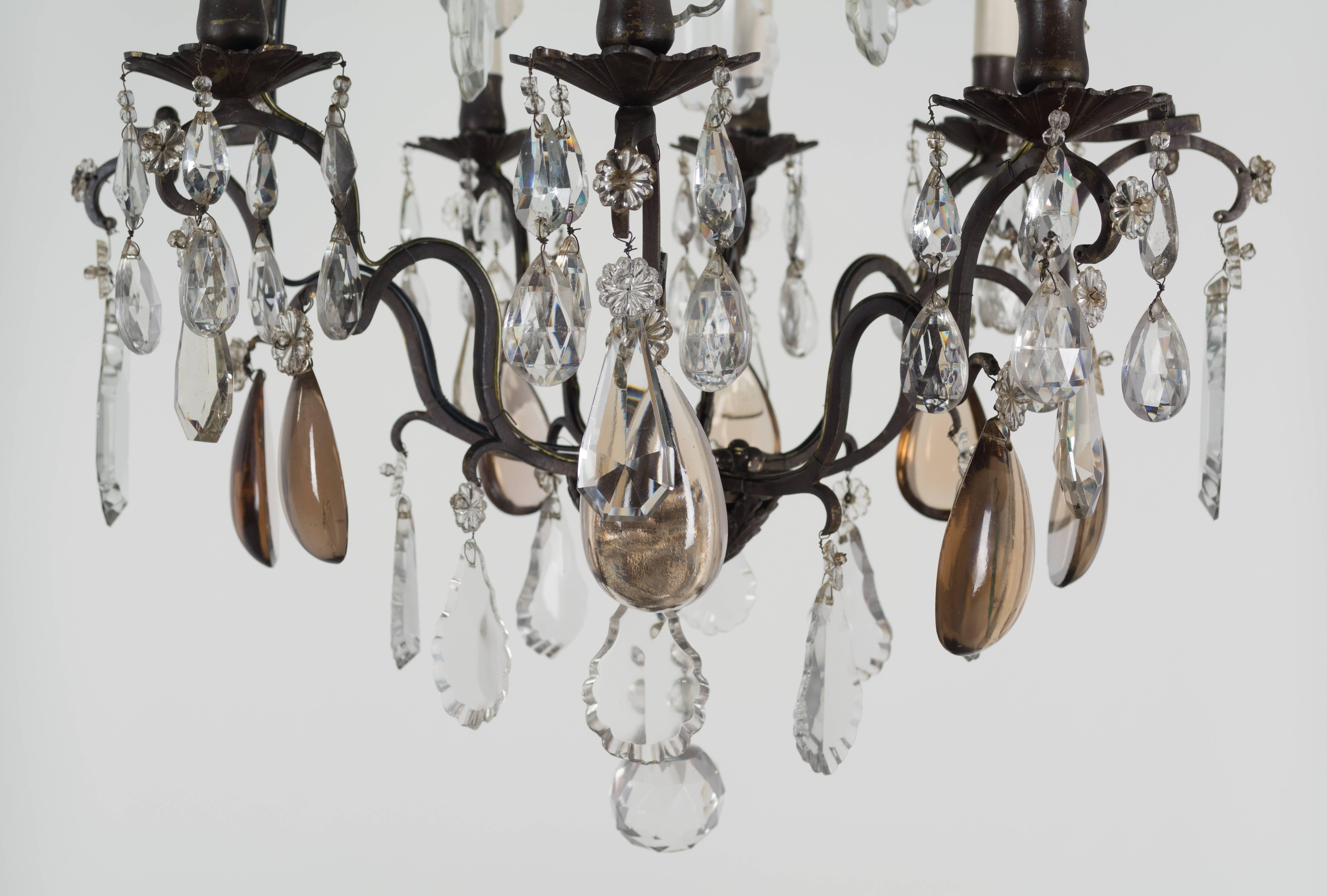 19th Century French Crystal Chandelier 4