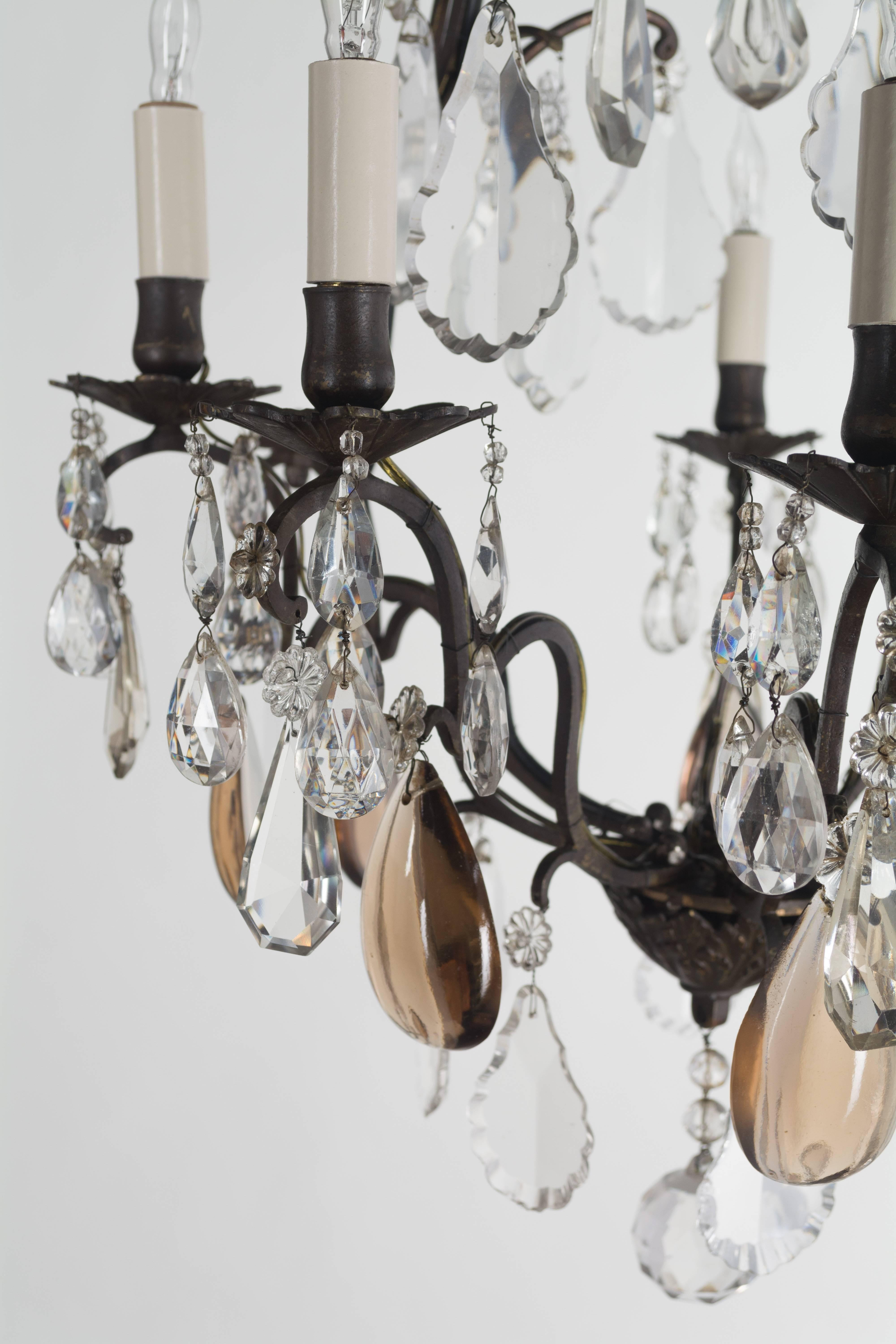 19th Century French Crystal Chandelier 3