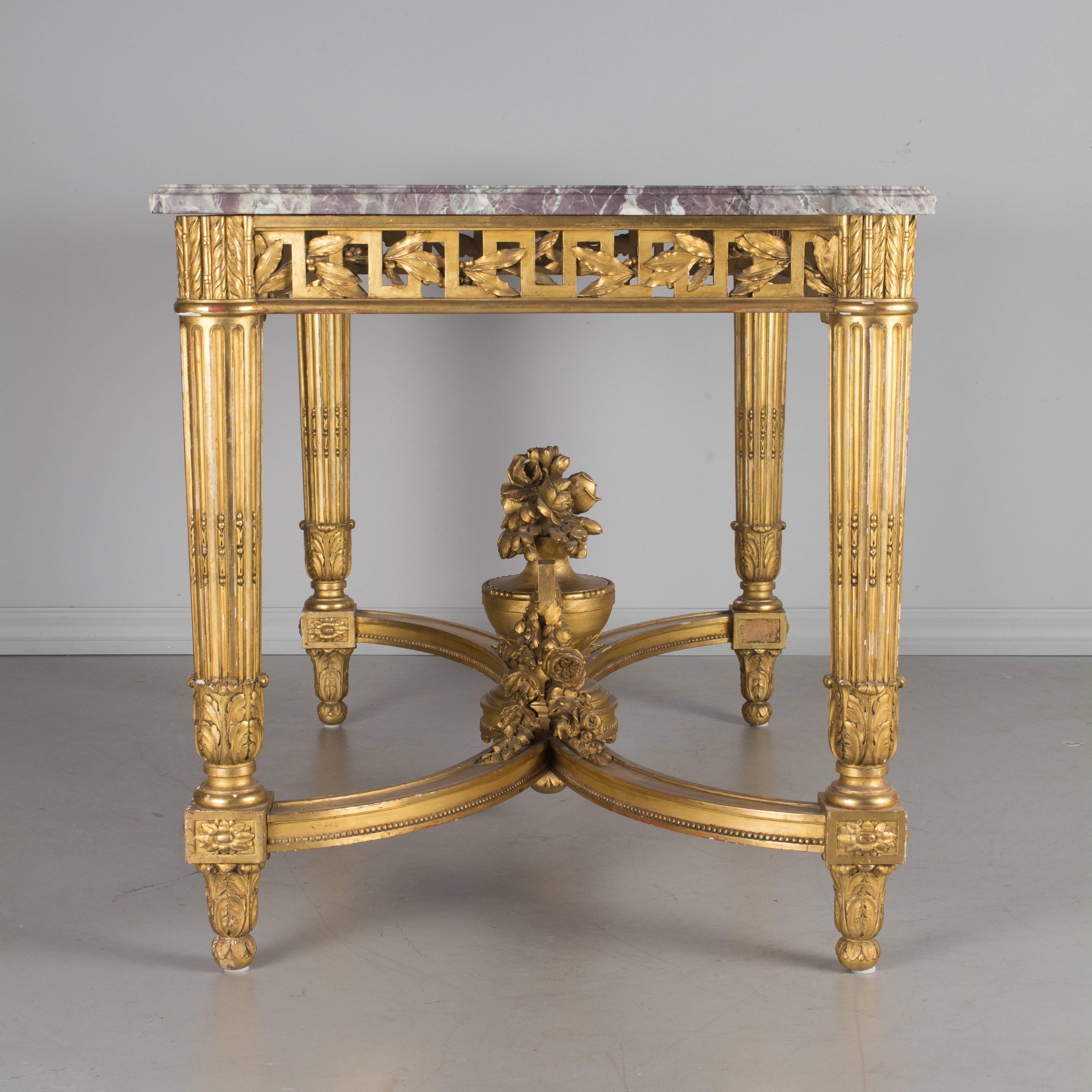 French 19th Century Louis XVI Style Center Table