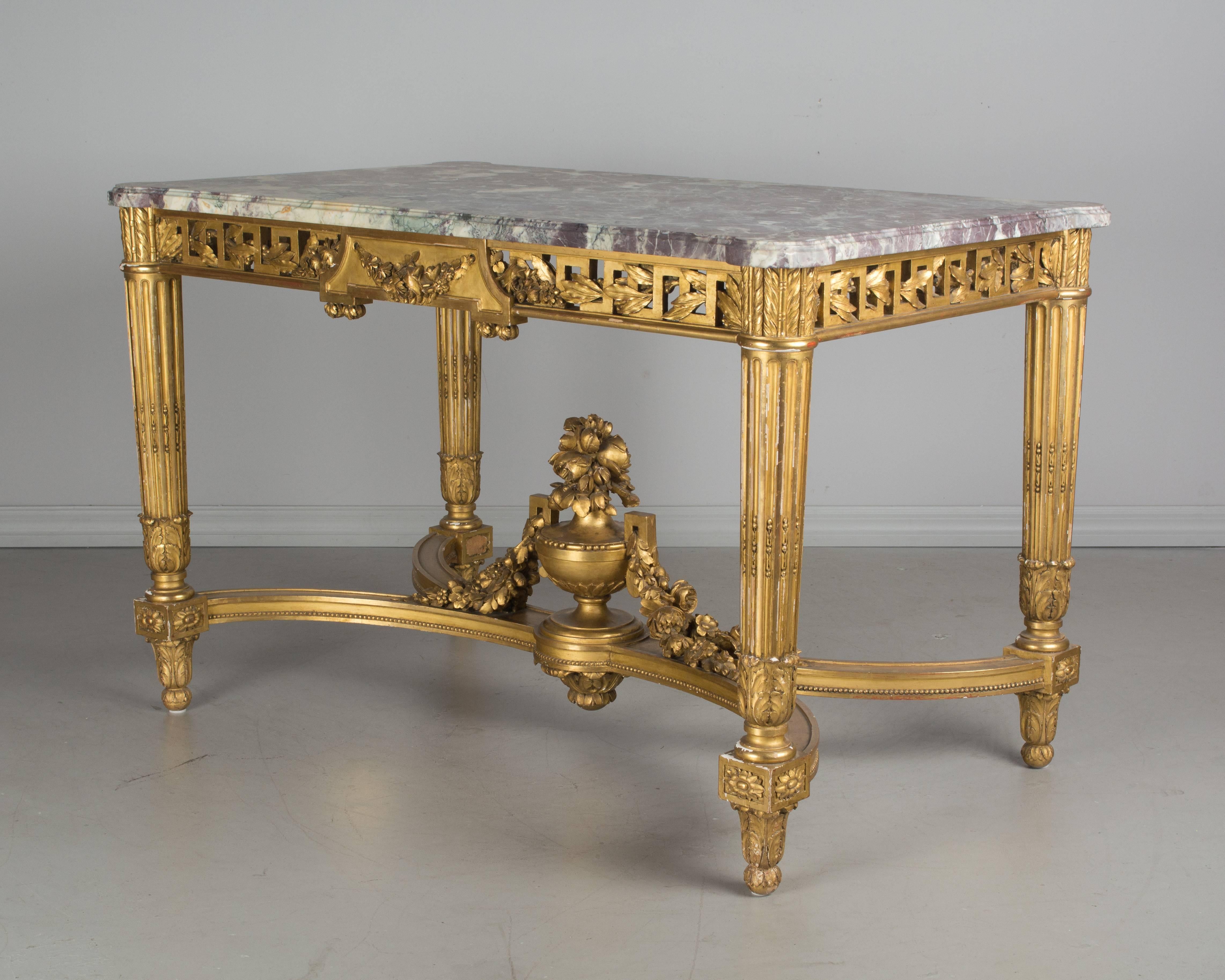 19th Century Louis XVI Style Center Table 1