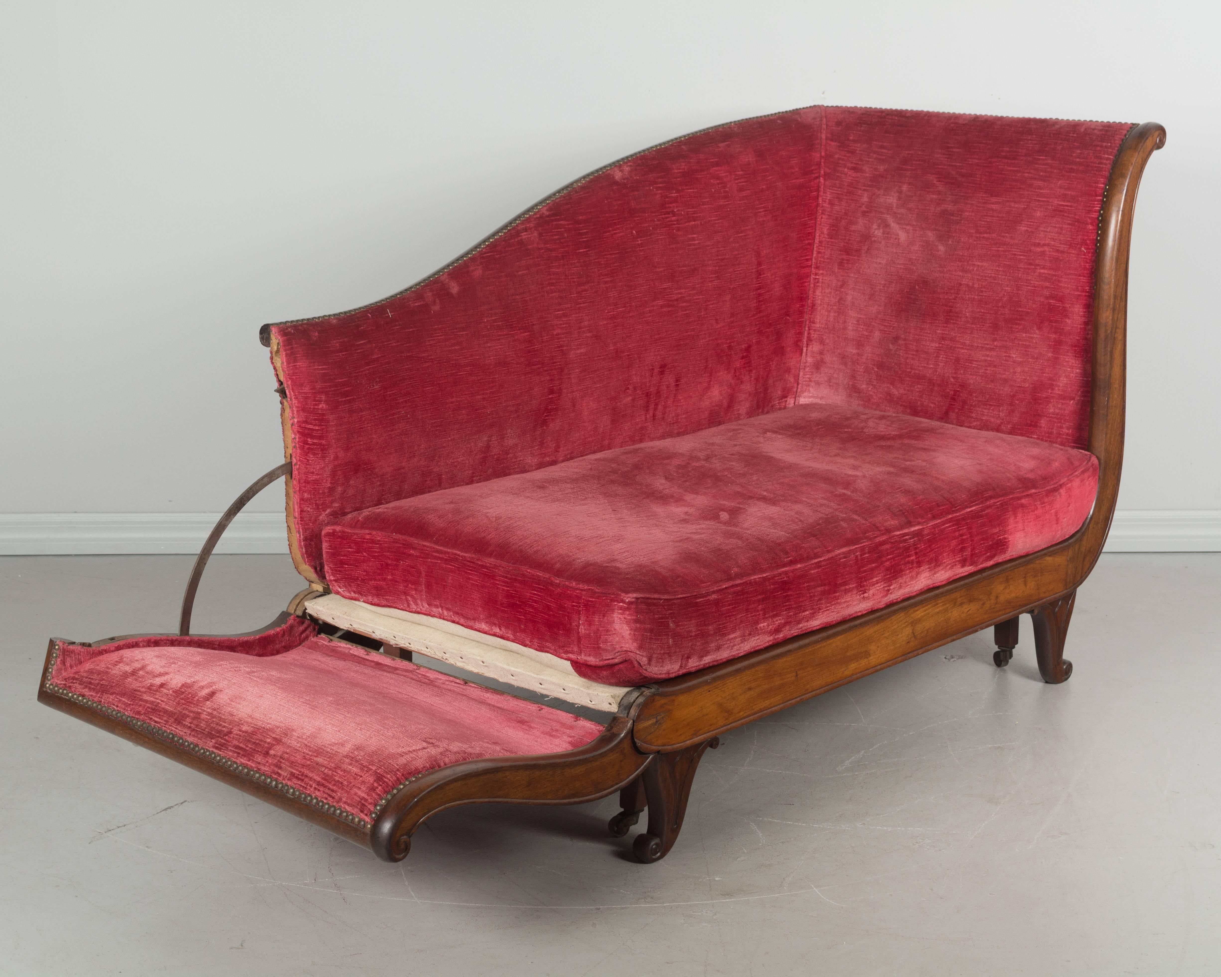 19th Century French Empire Style Settee 4
