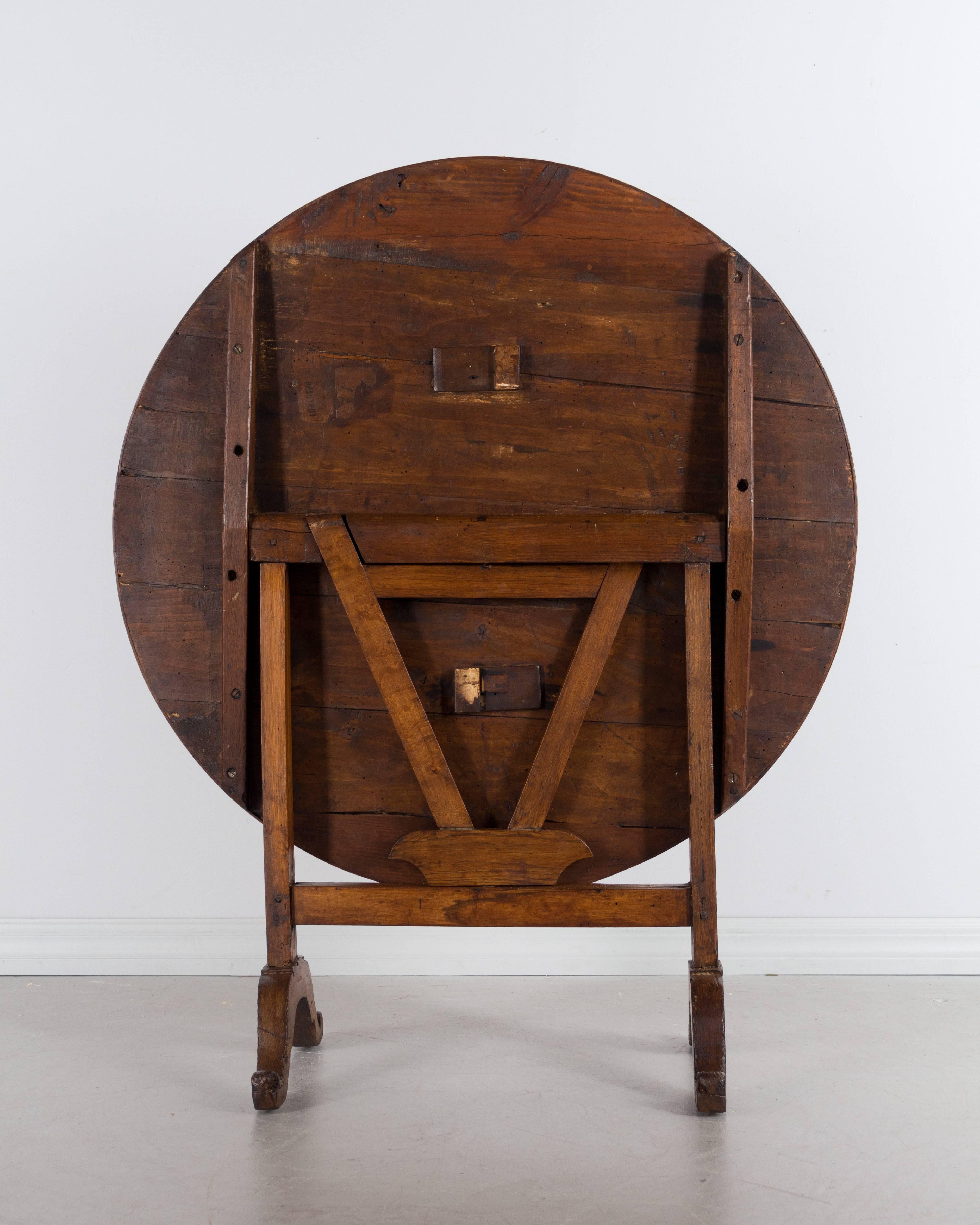 19th Century French Tilt-Top Table In Good Condition In Winter Park, FL