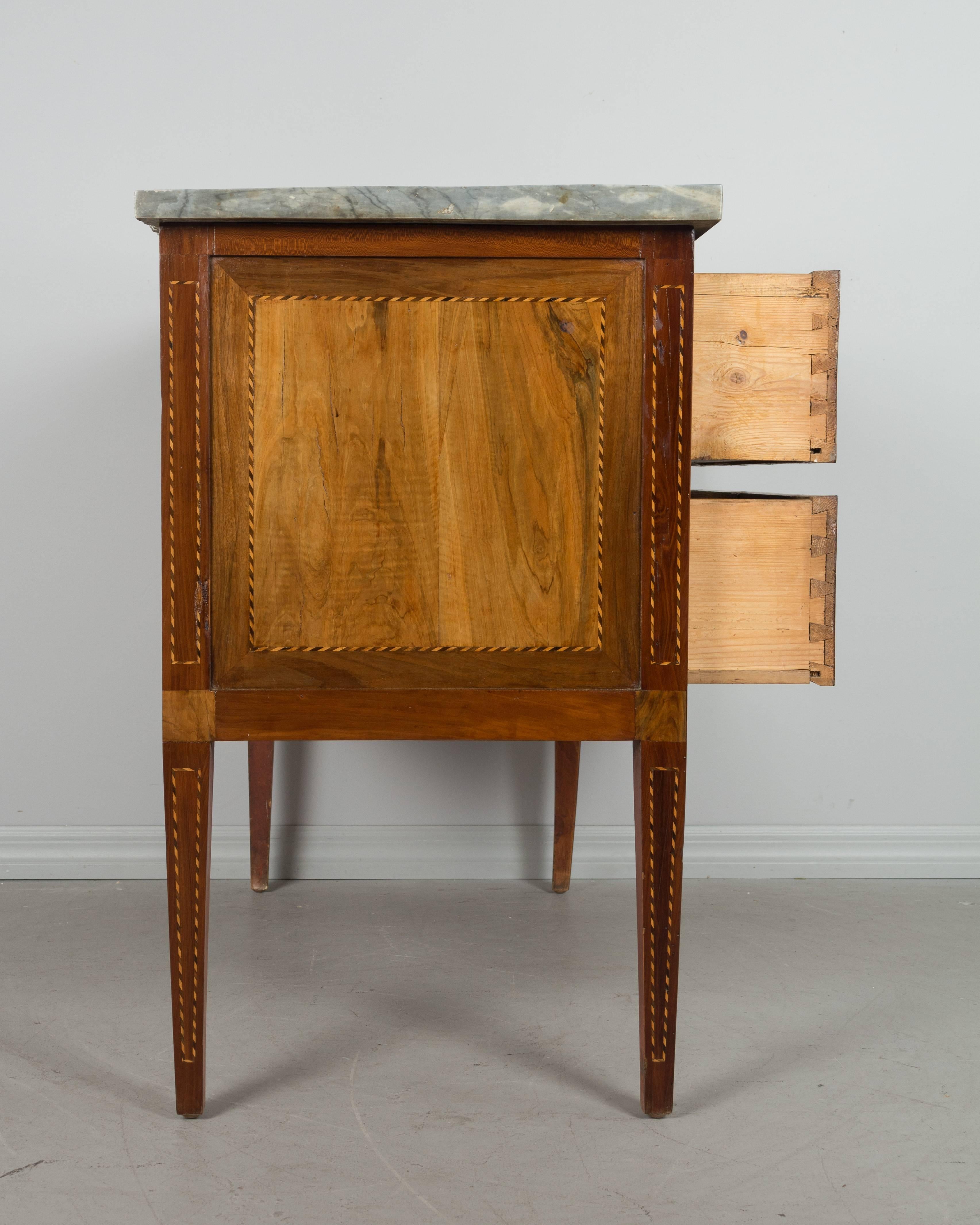 18th Century French Louis XVI Marquetry Commode 1