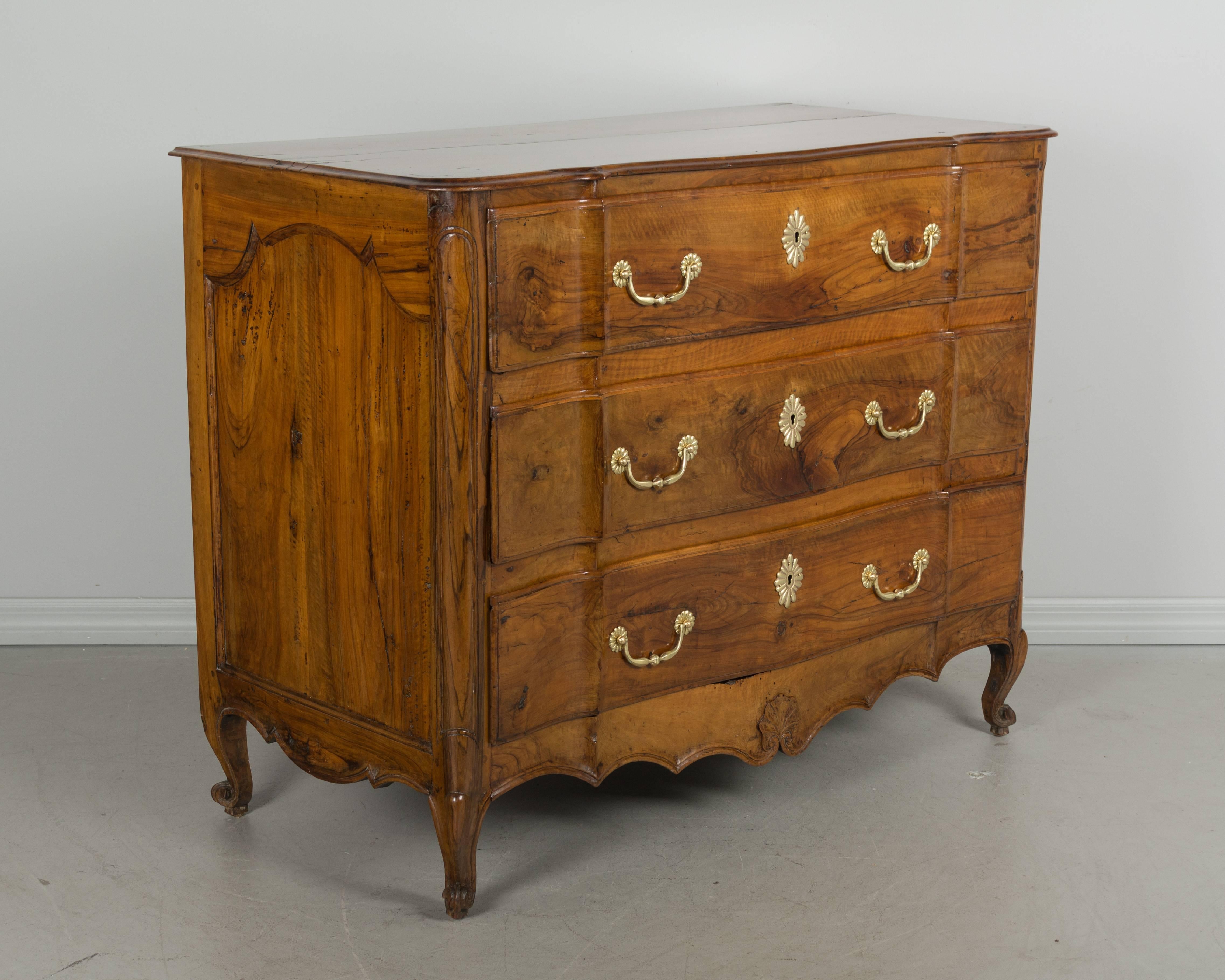 French 18th Century Louis XVI Olive Wood Commode