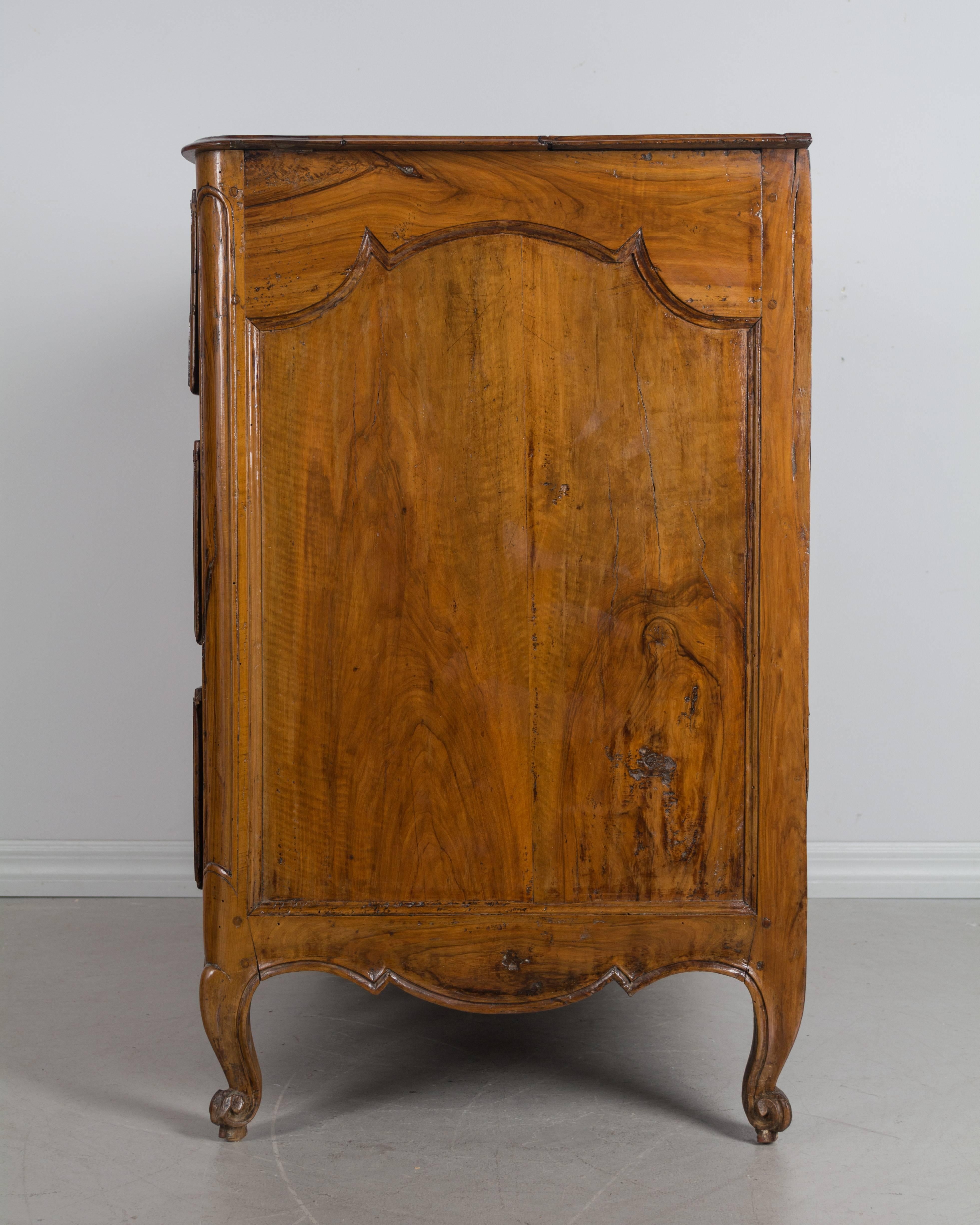 18th Century and Earlier 18th Century Louis XVI Olive Wood Commode