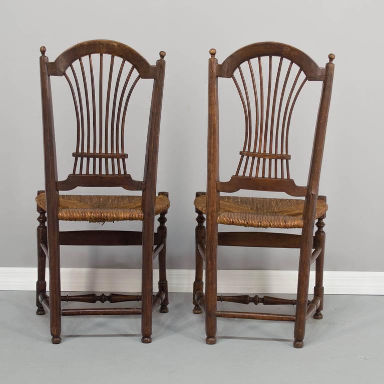 Pair of 19th Century French Country Chairs For Sale at 1stDibs