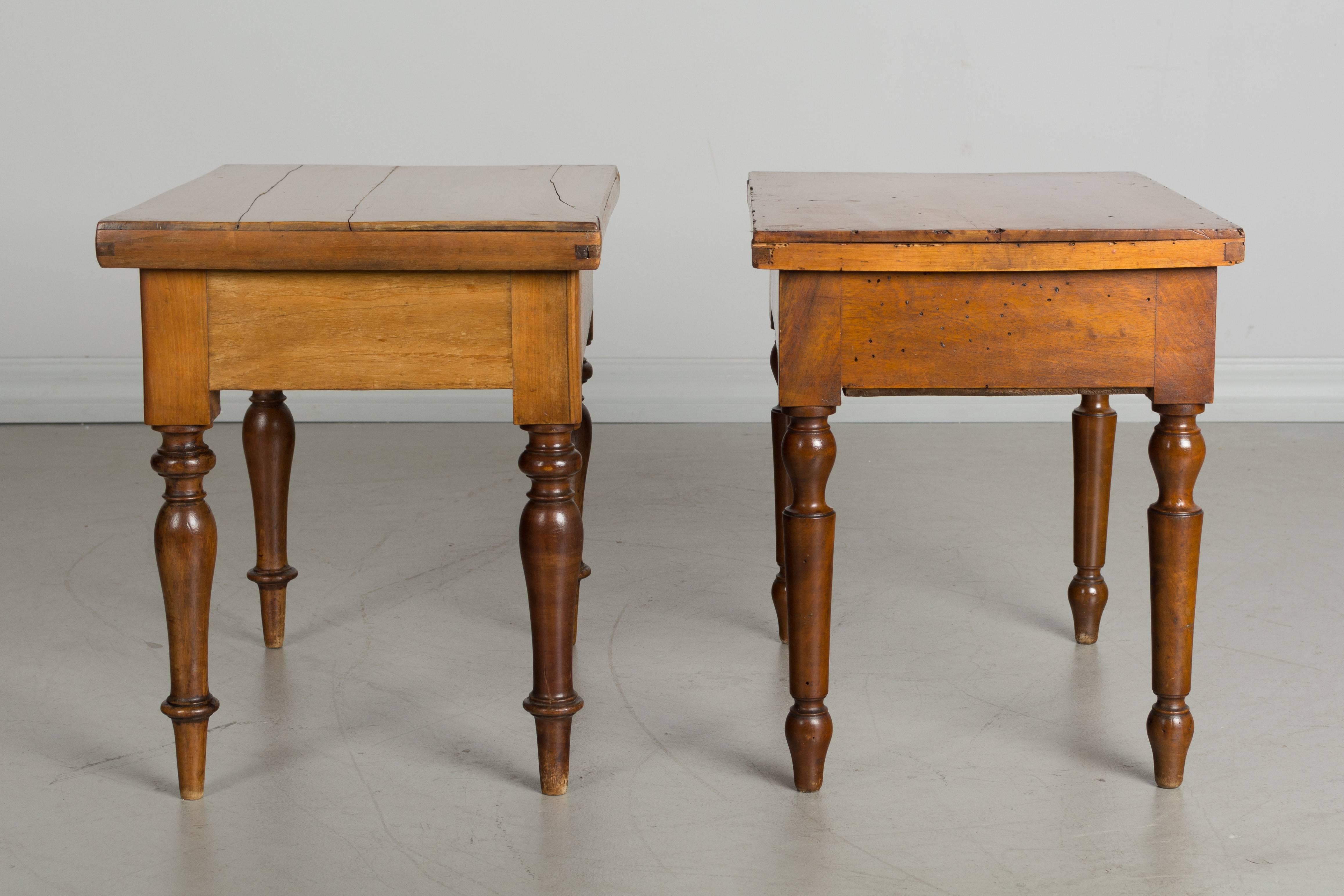 20th Century Pair of Small French Tables
