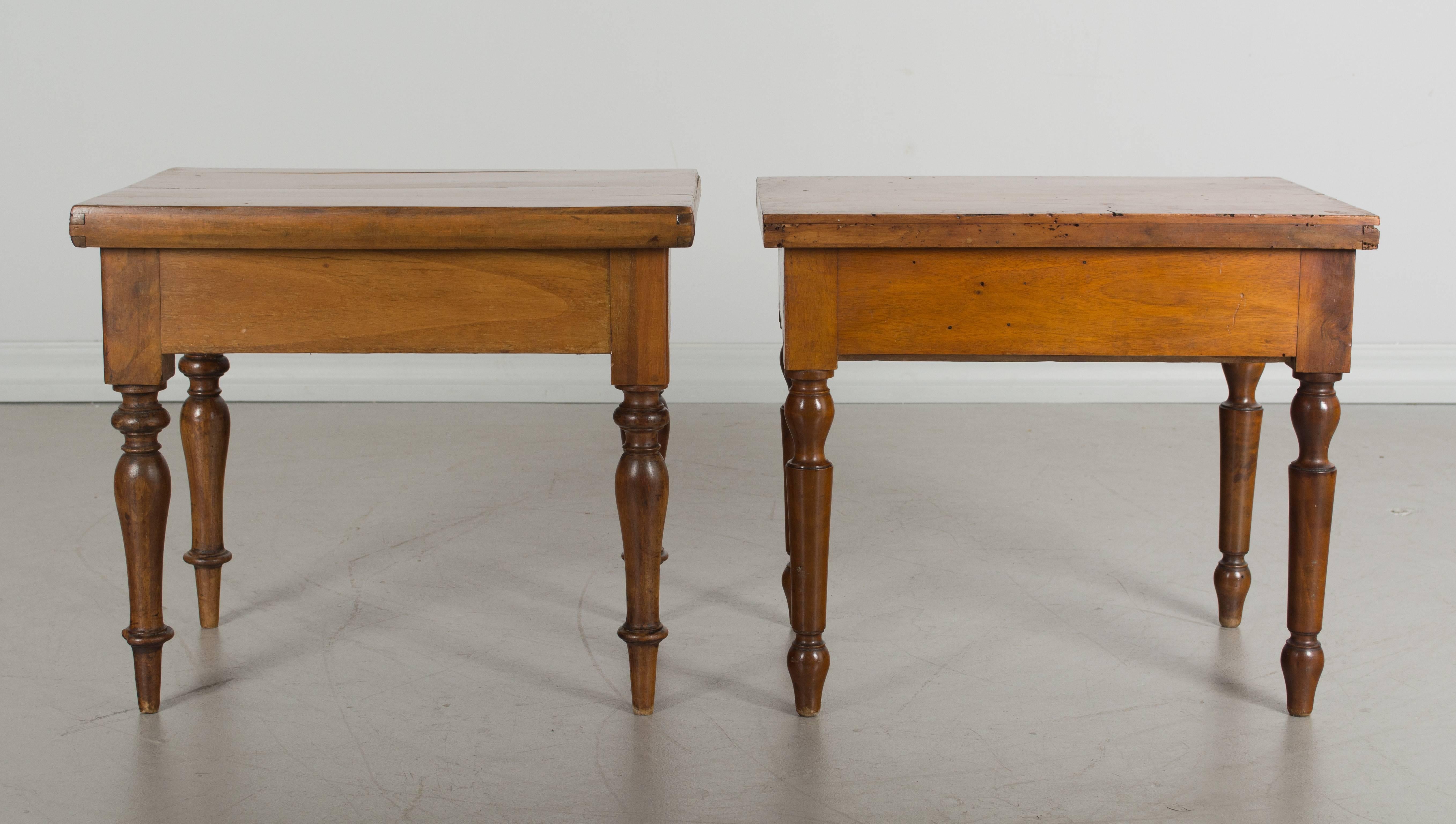 Louis Philippe Pair of Small French Tables