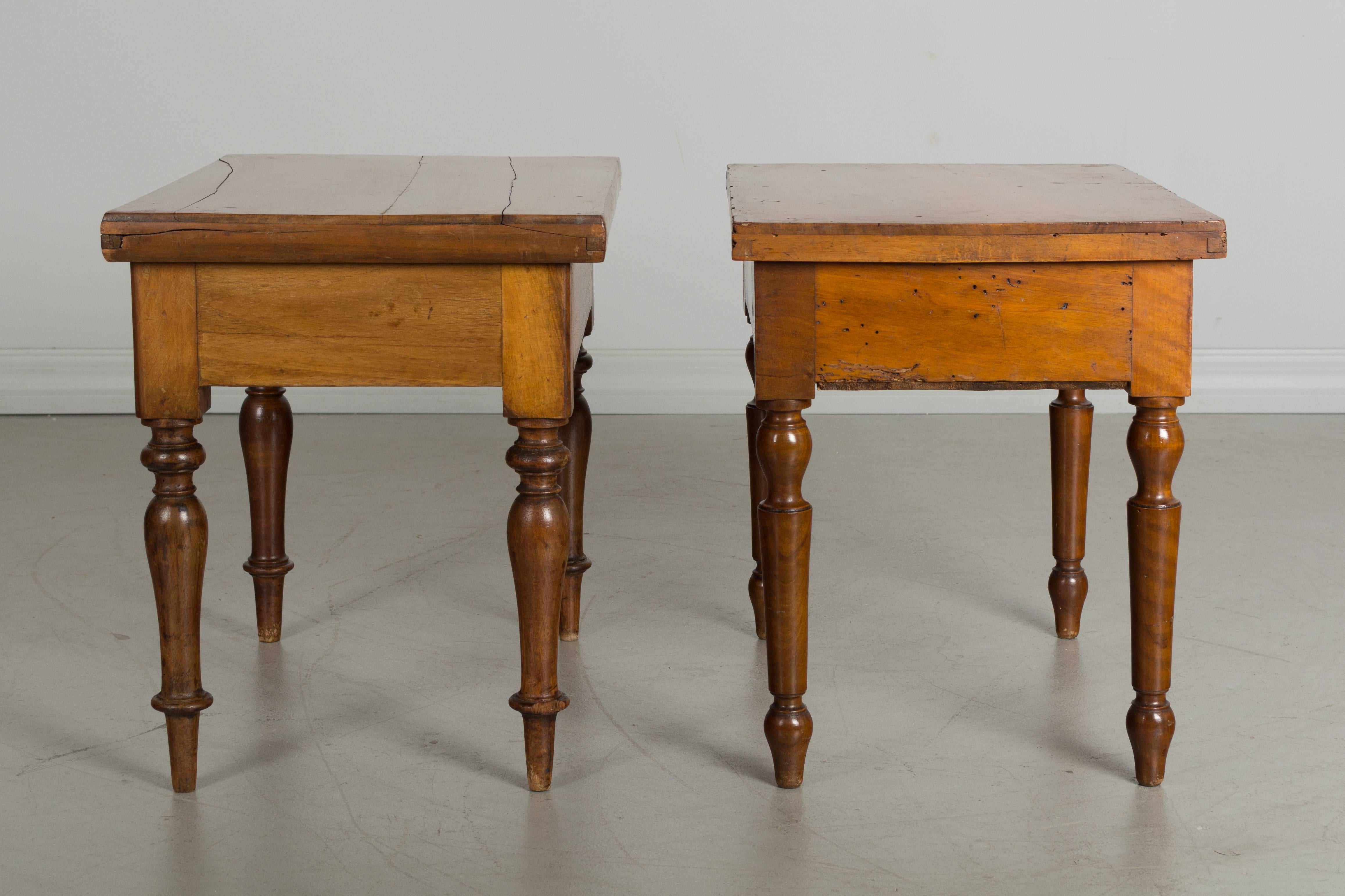 Pair of Small French Tables 1