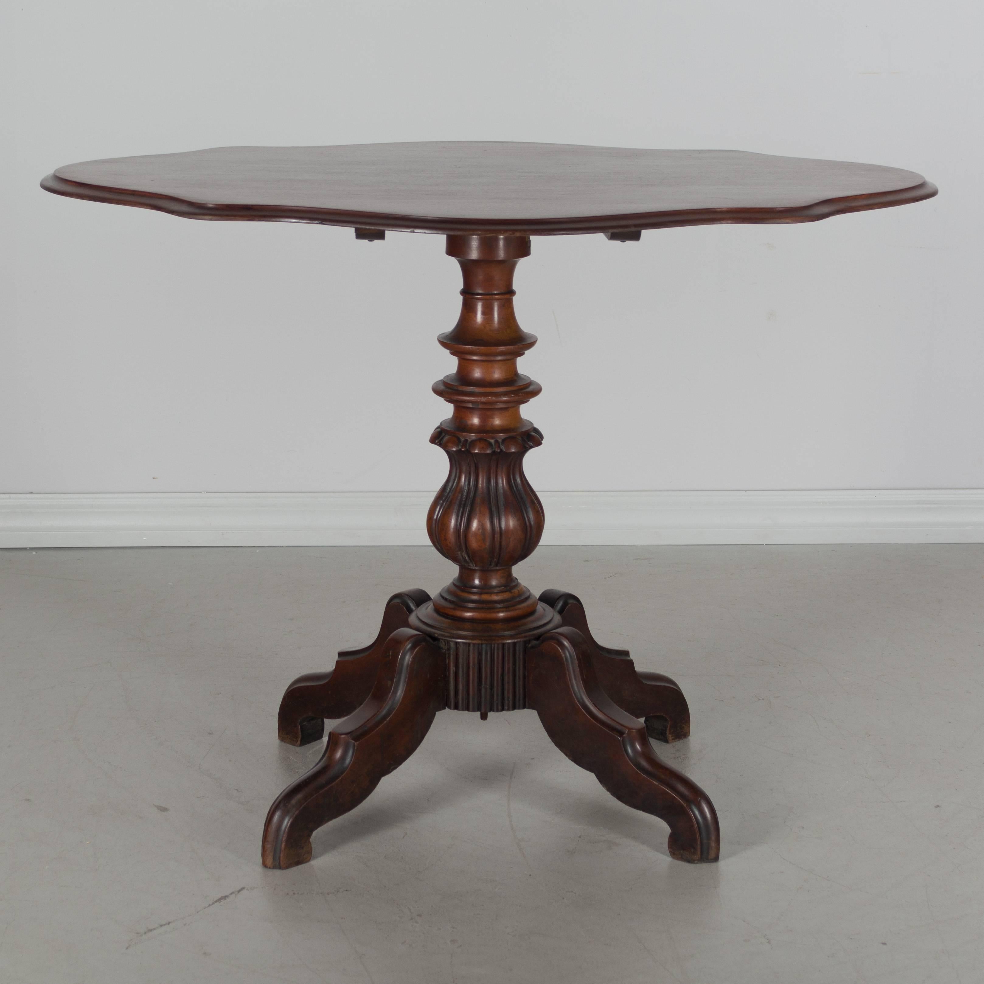 19th Century, French Gueridon or Tilt-Top Table 4