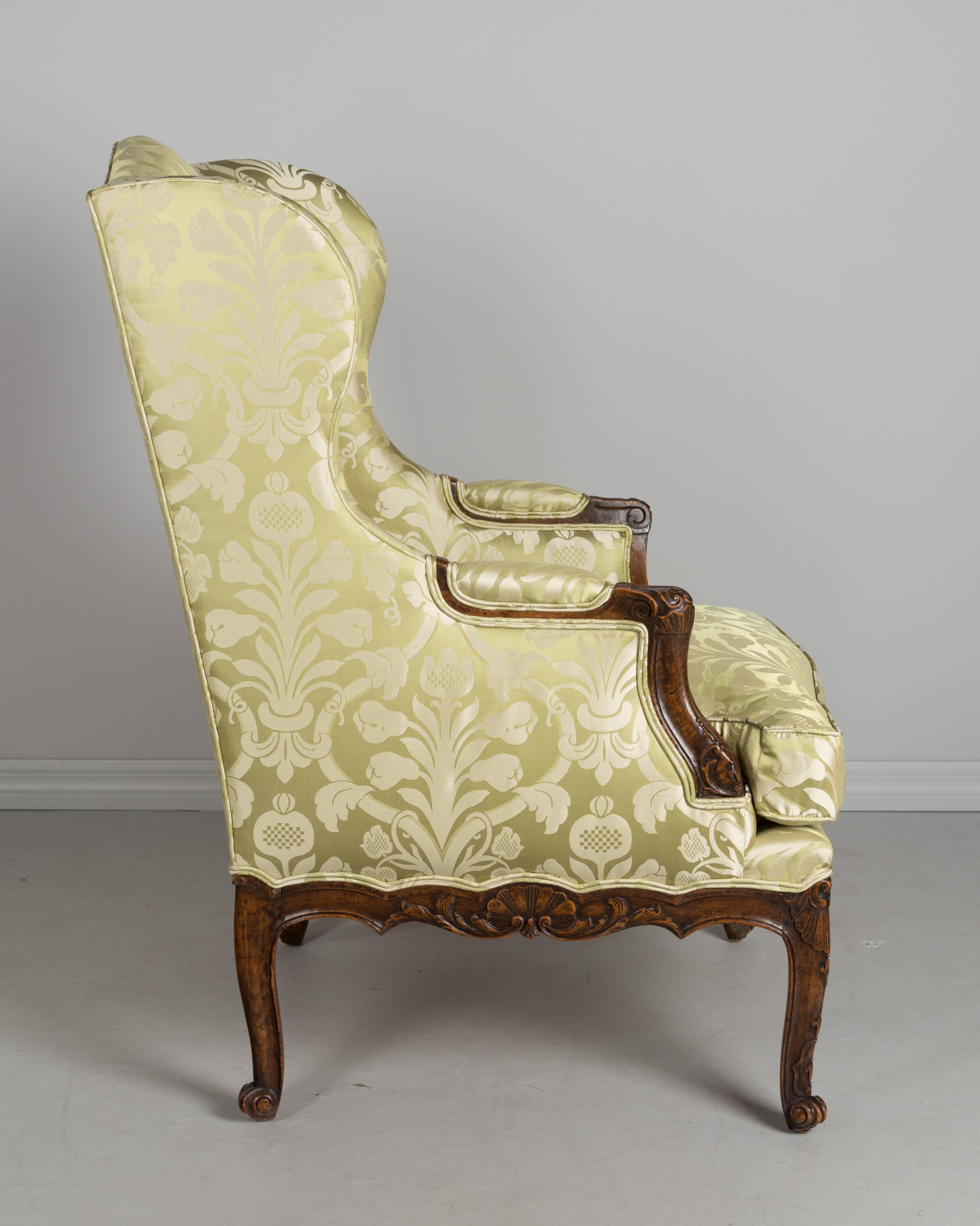 19th Century Louis XV Style French Bergere In Good Condition In Winter Park, FL