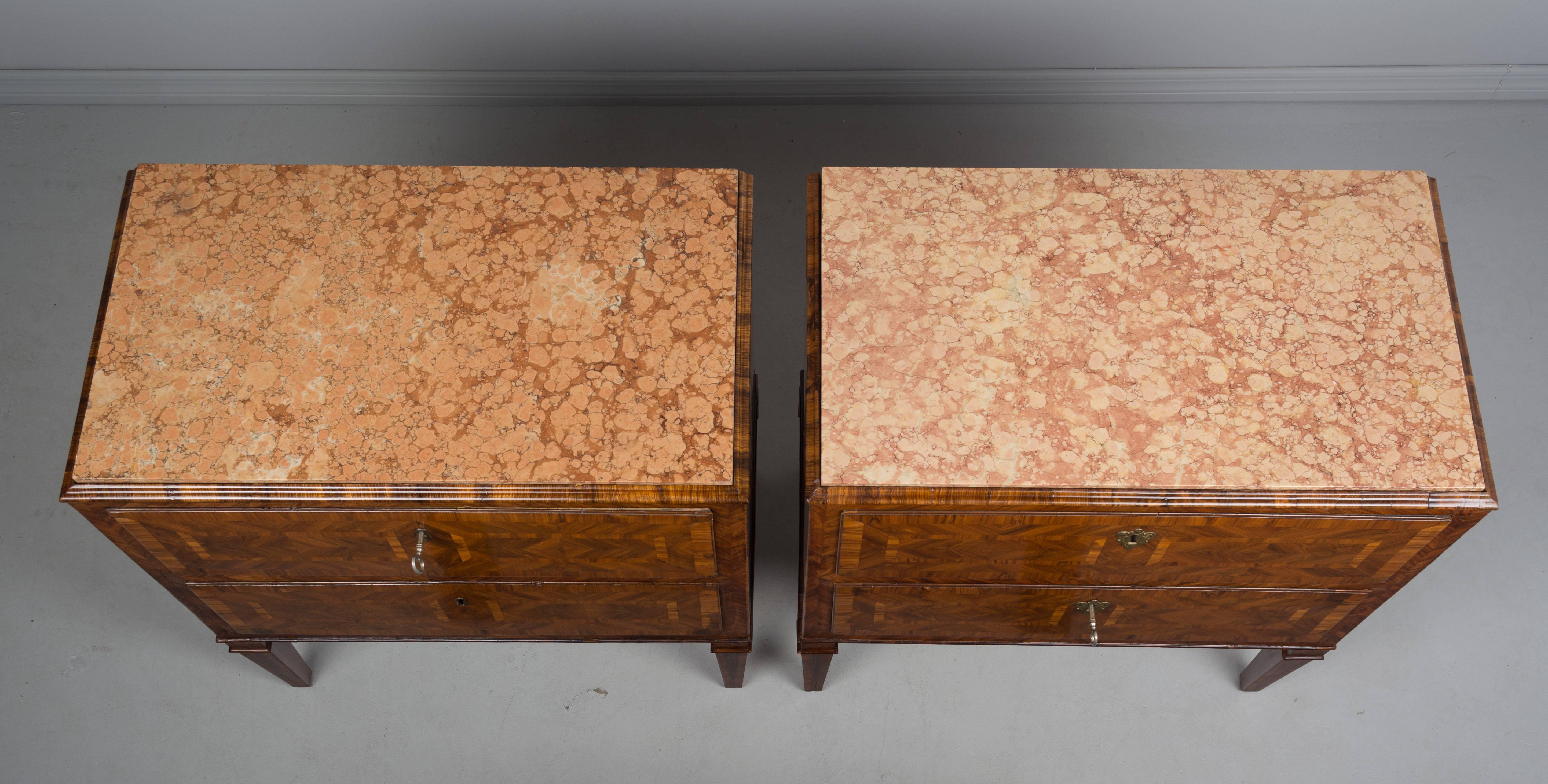 Pair of 18th Century Italian Commodes 3