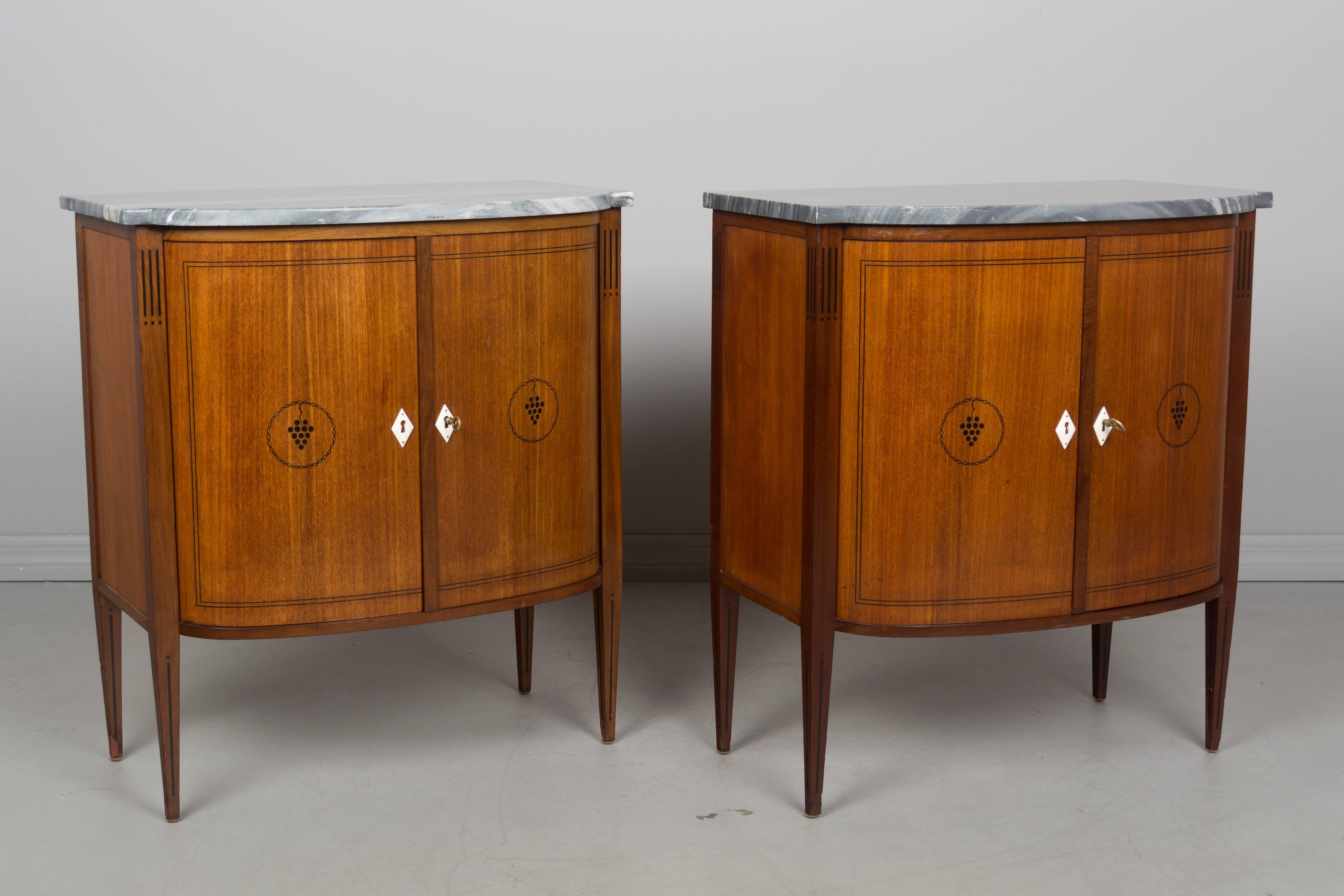 Pair of French Art Deco Style Cabinets In Excellent Condition In Winter Park, FL