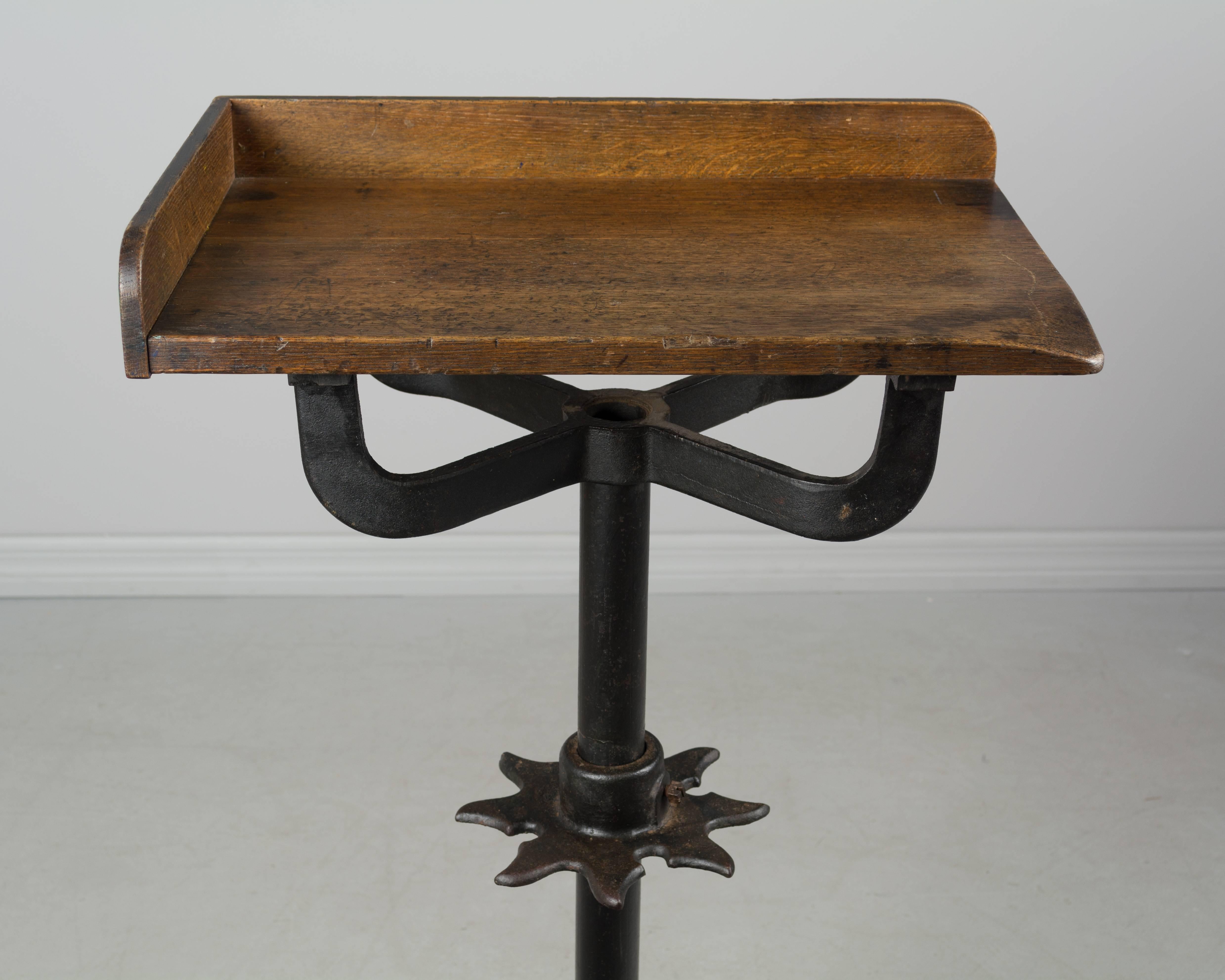 19th Century French Industrial Cast Iron Table 4