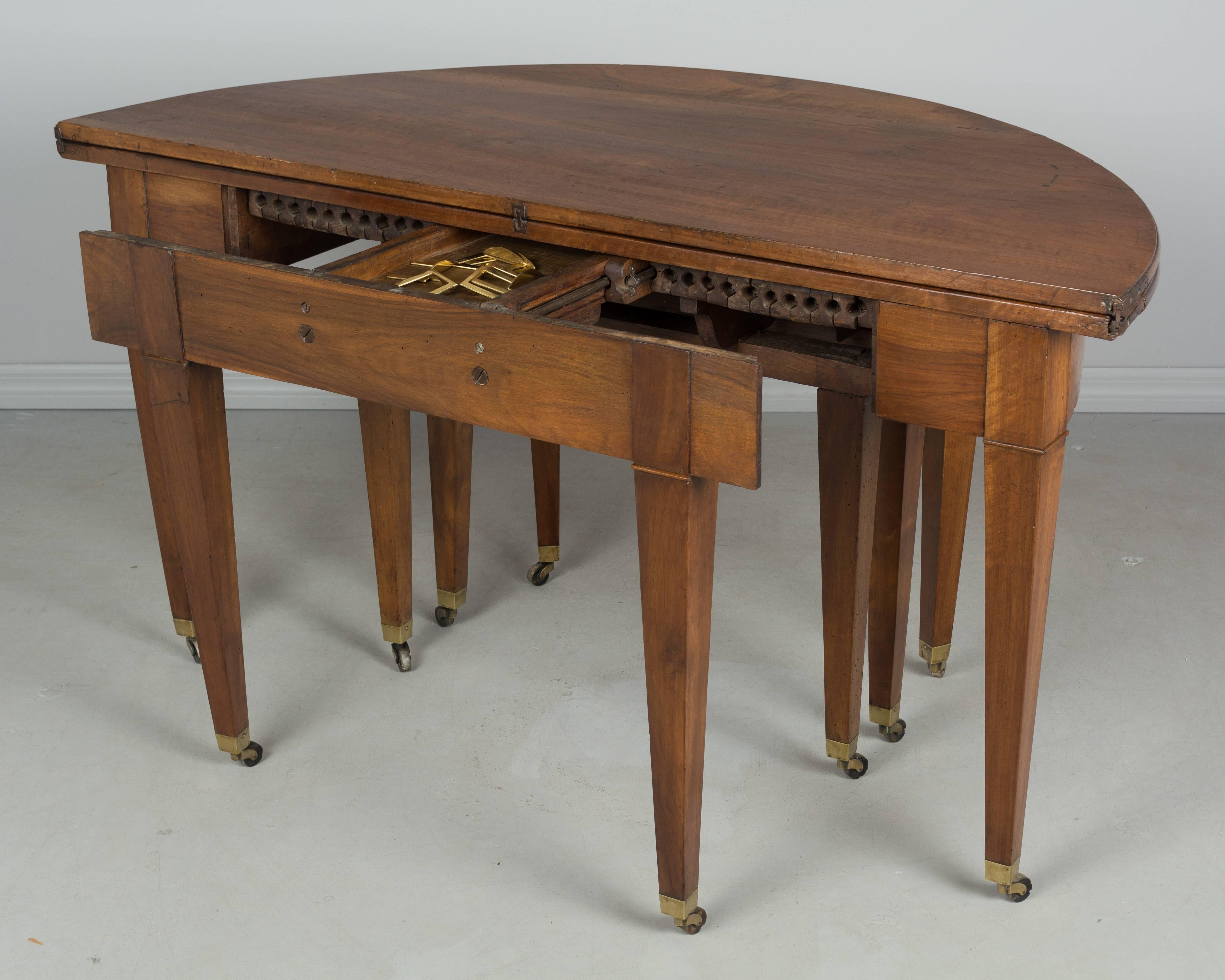 19th Century French Directoire Dining Extension Table 3