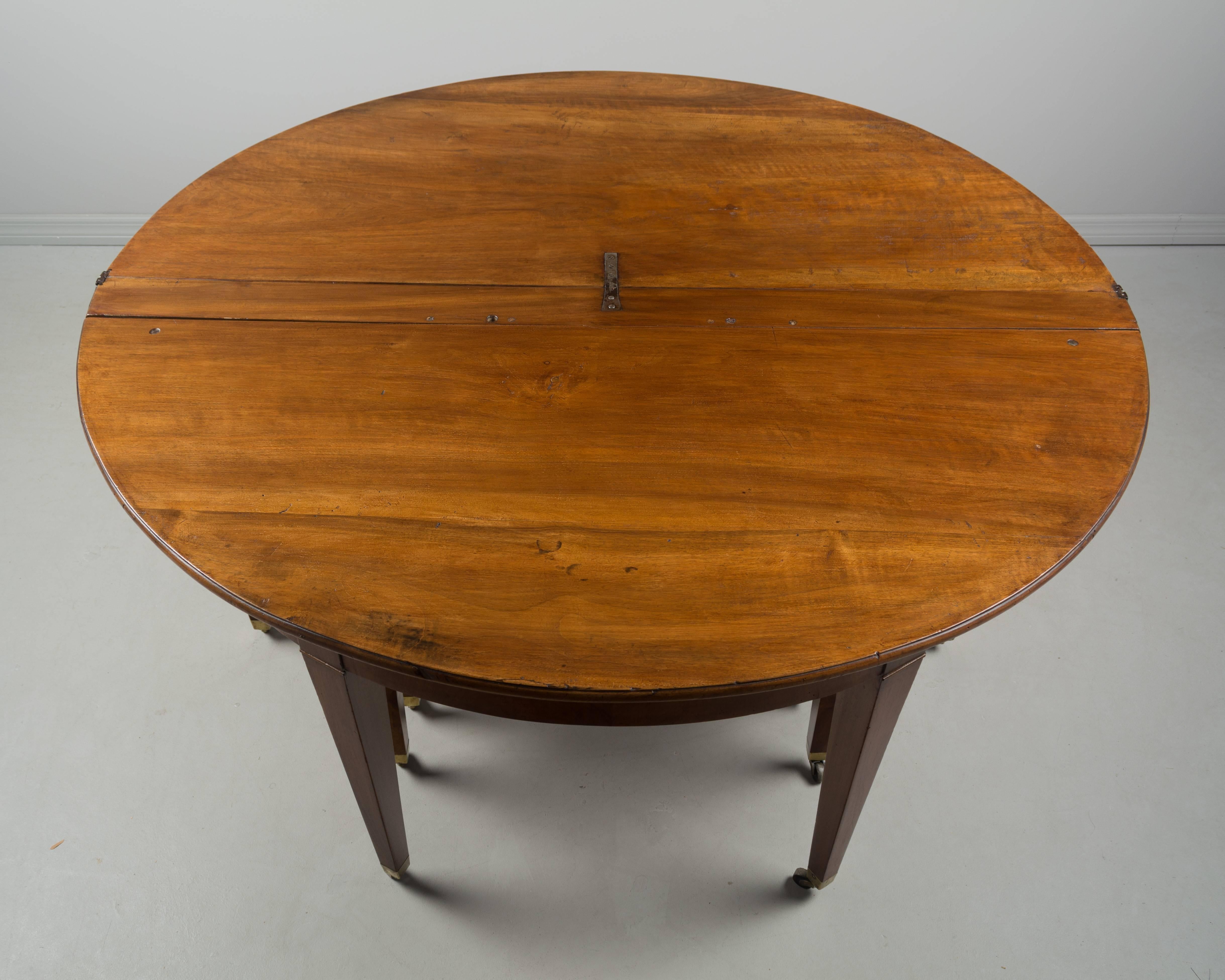 19th Century French Directoire Dining Extension Table 6