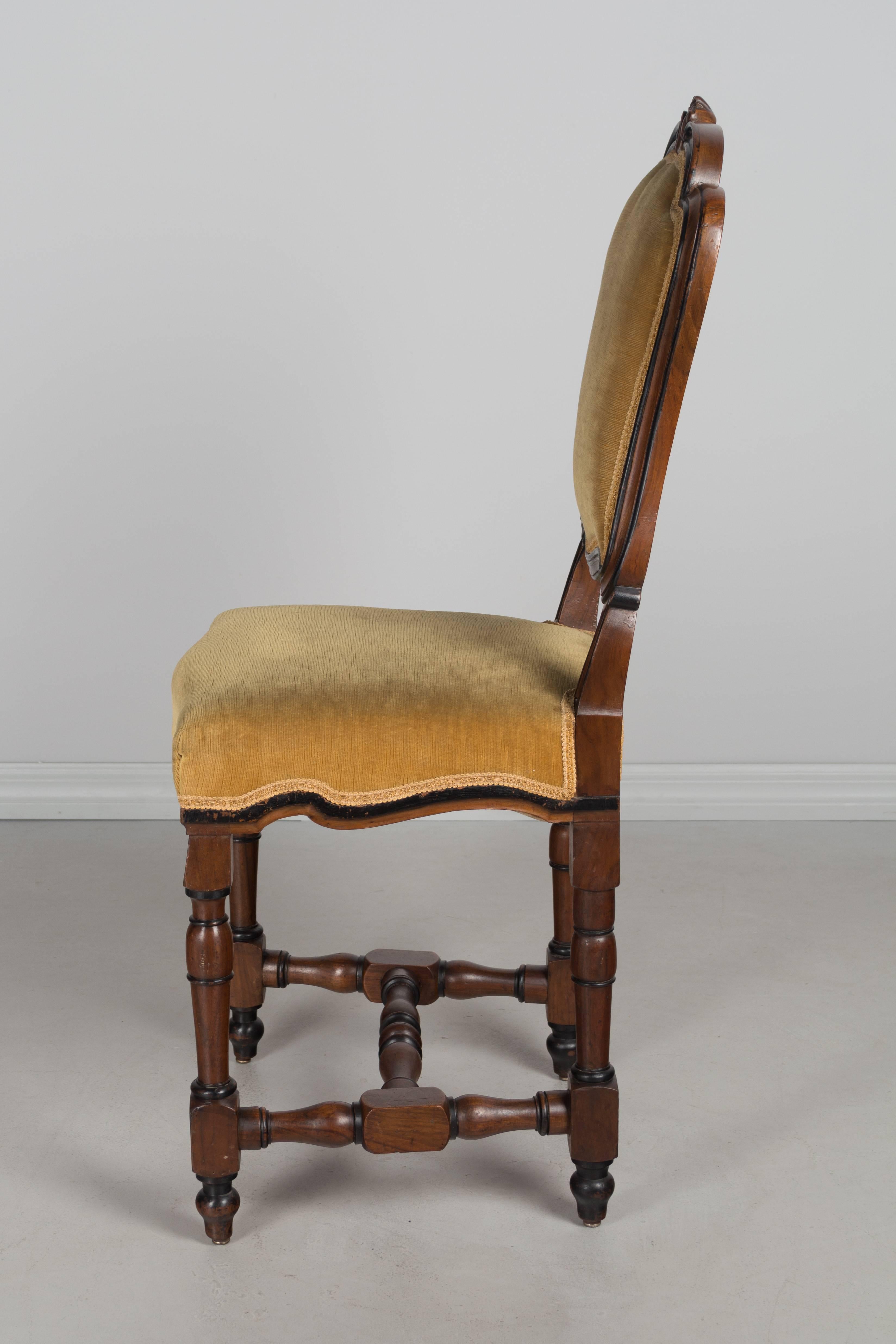Napoleon III Set of 12, 19th Century Italian Dining Chairs
