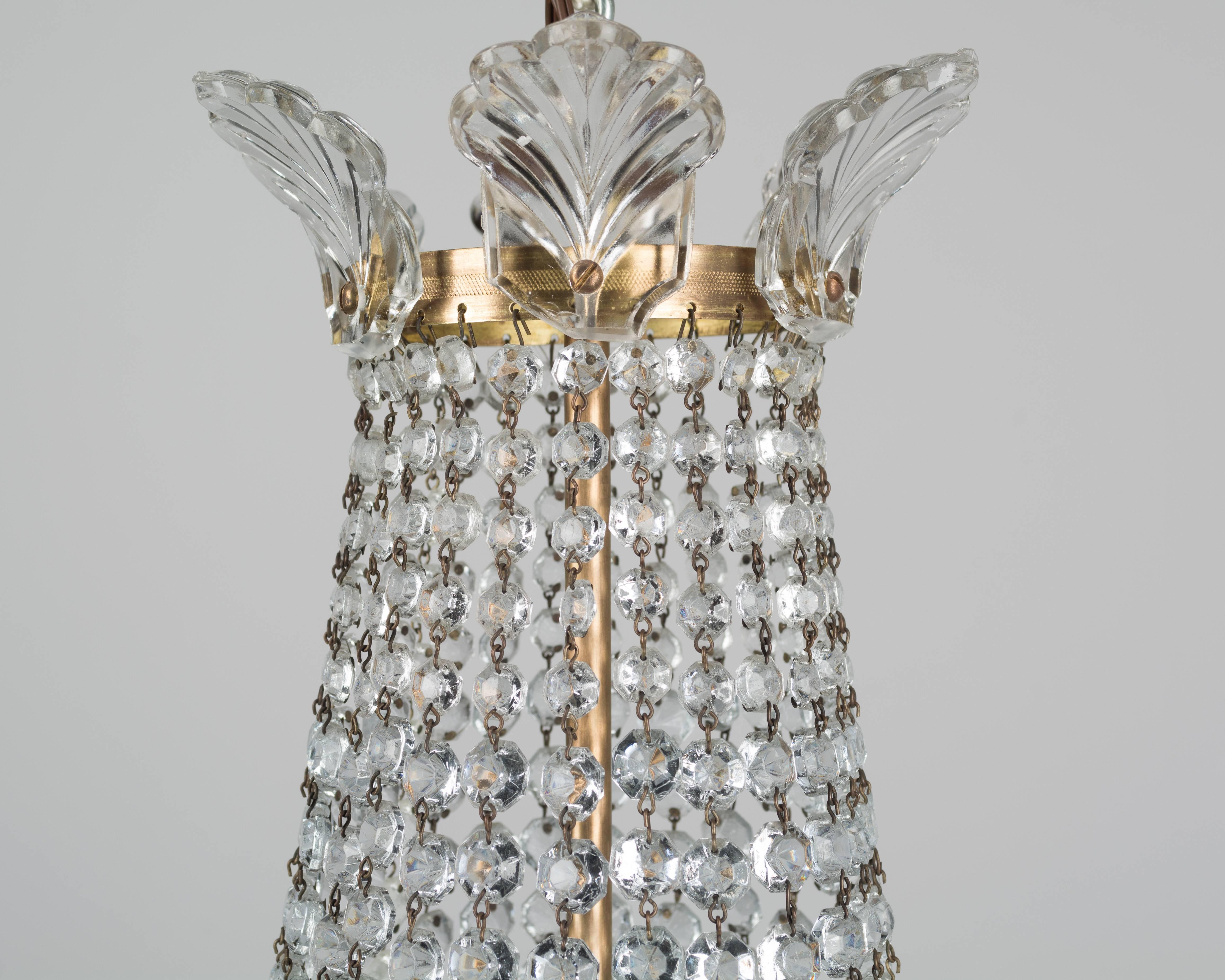 French Empire Style Crystal Chandelier 3
