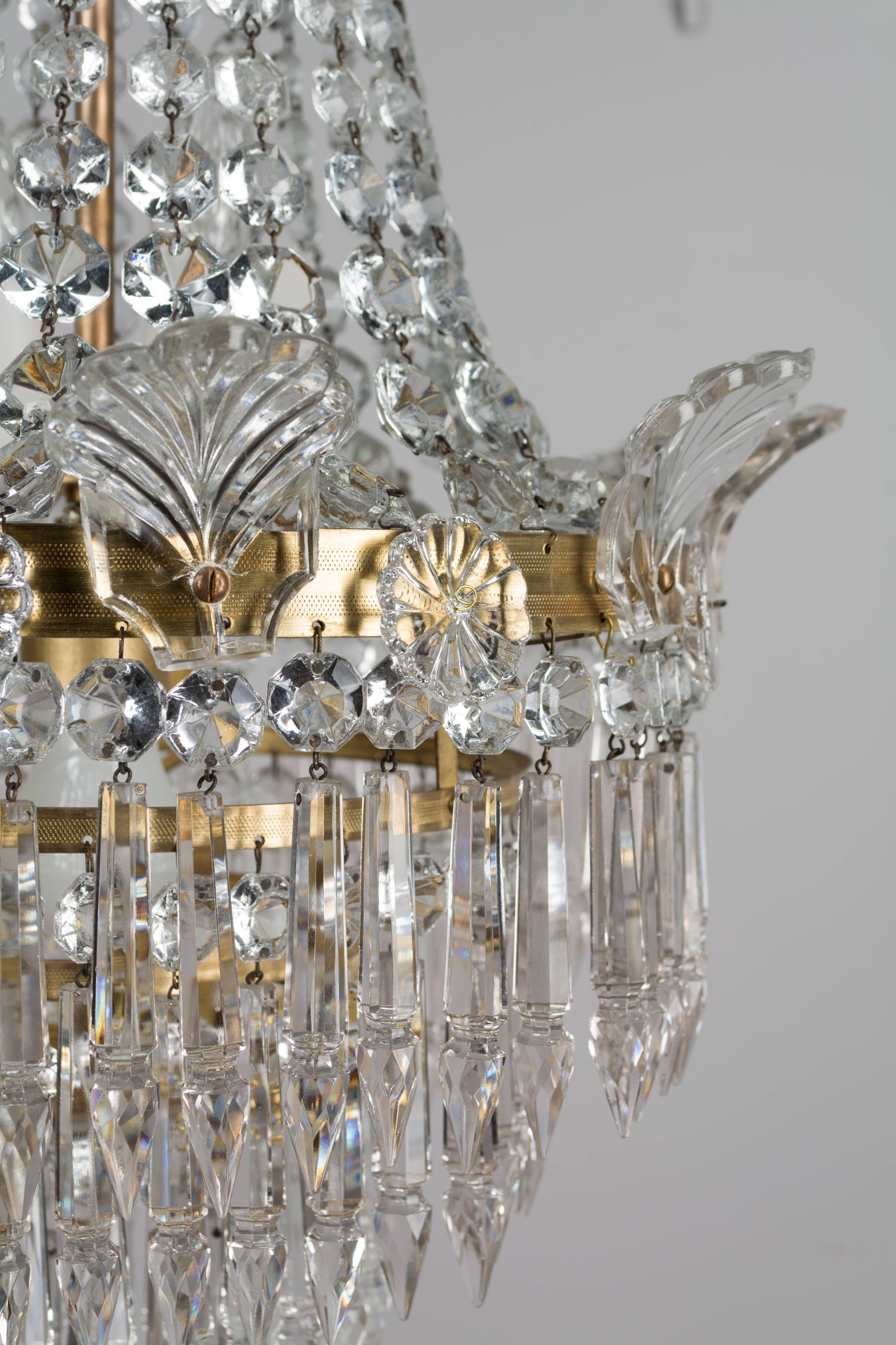 French Empire Style Crystal Chandelier 5