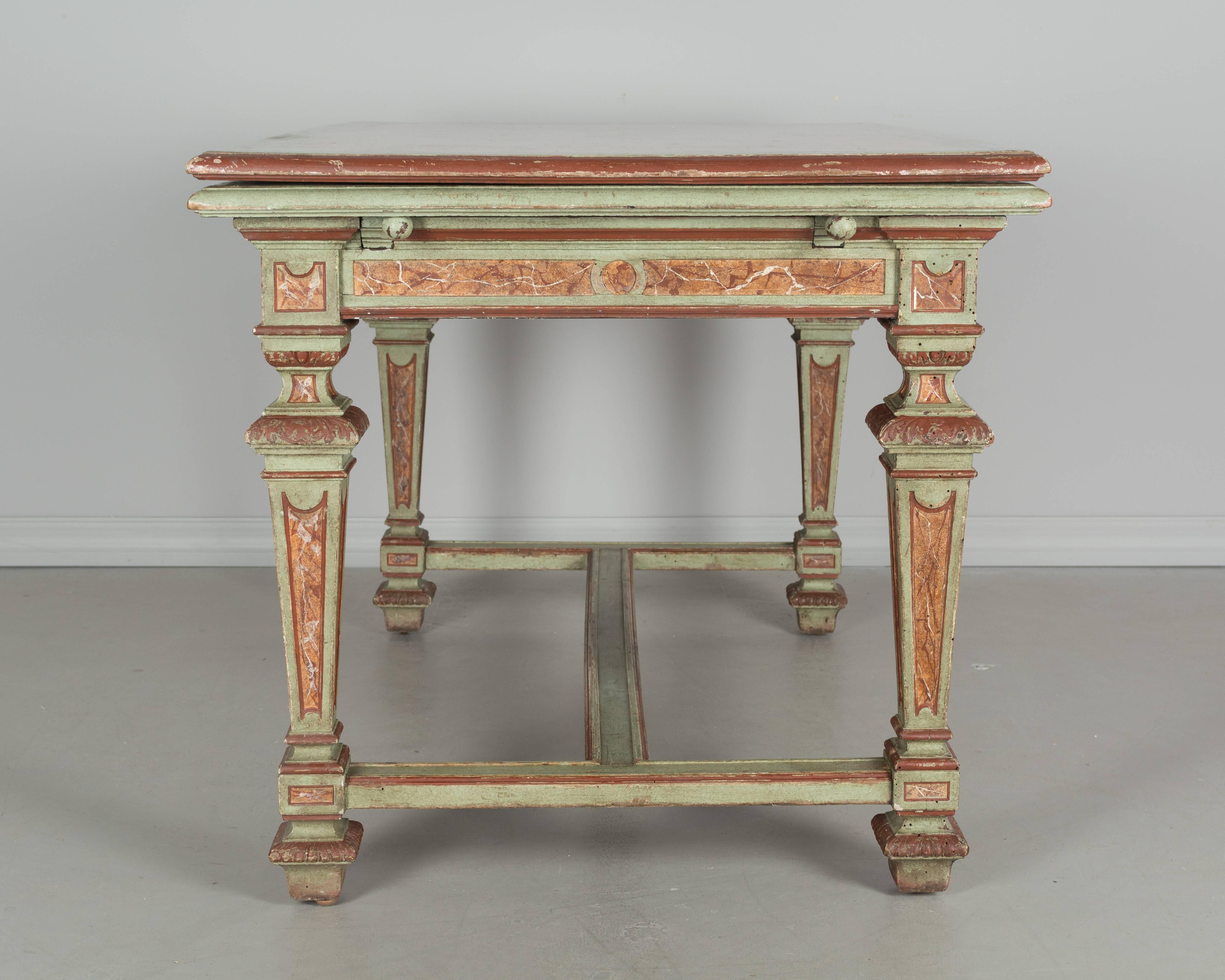 French Louis XIV Style Extension Table 1