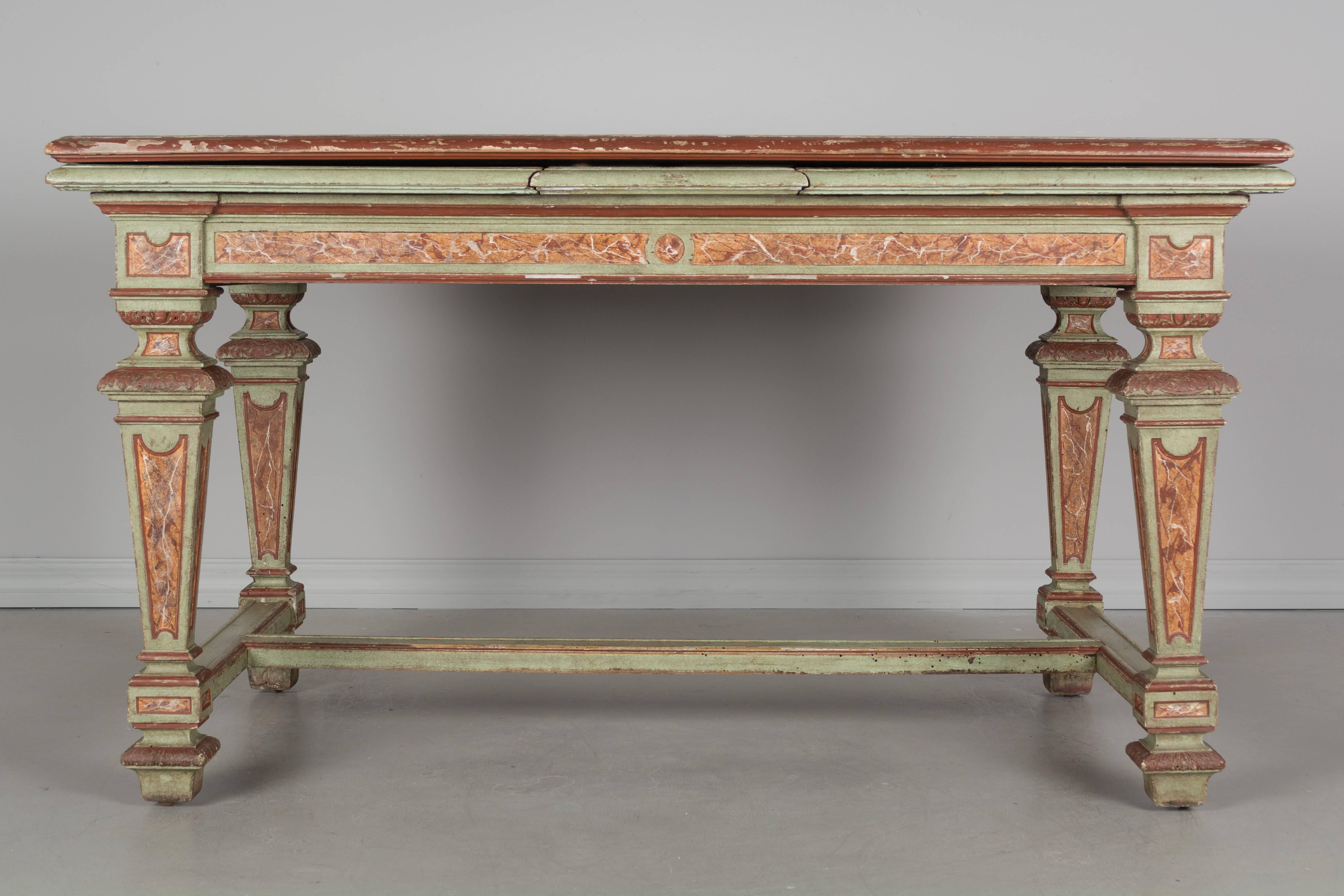 French Louis XIV Style Extension Table 2
