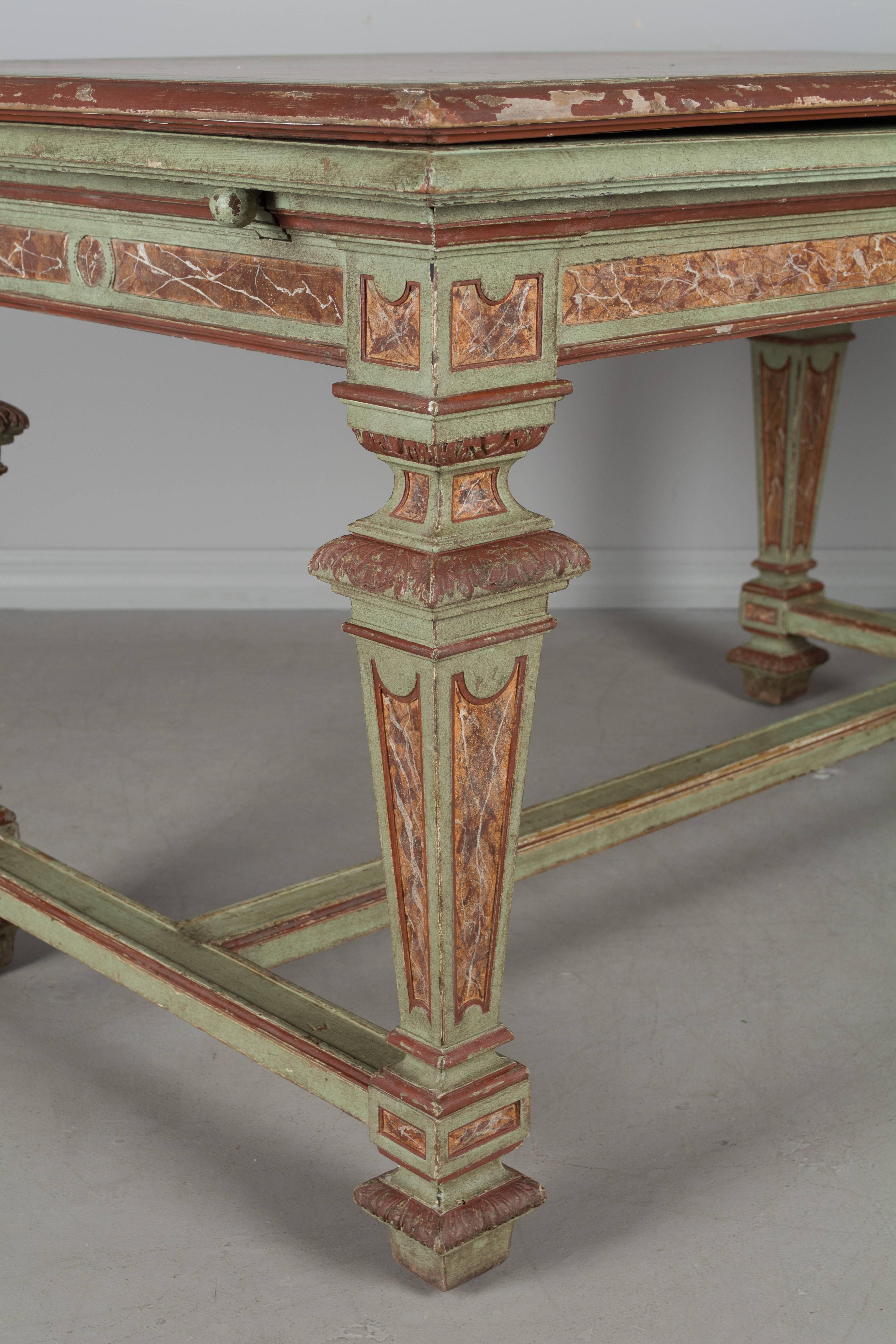 French Louis XIV Style Extension Table 3