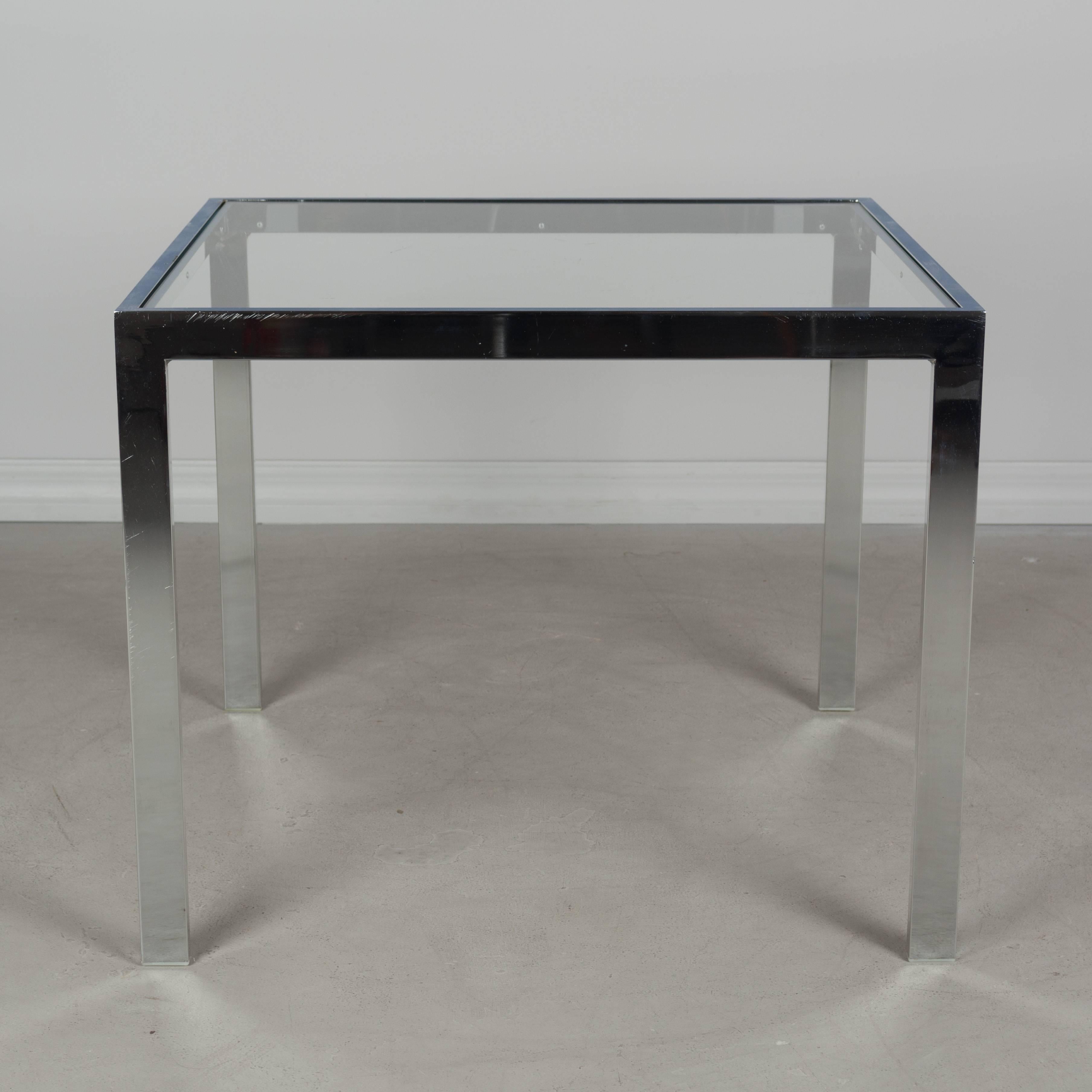 Mid-Century Modern Milo Baughman Chrome End Table